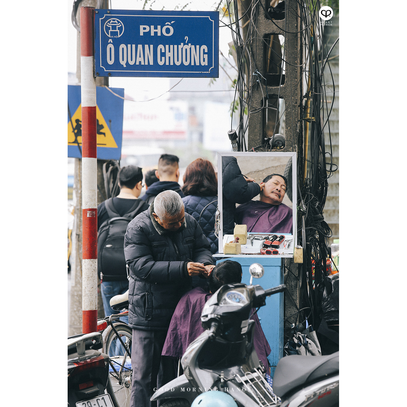 heartpatrick travel hanoi vietnam street photography street barber