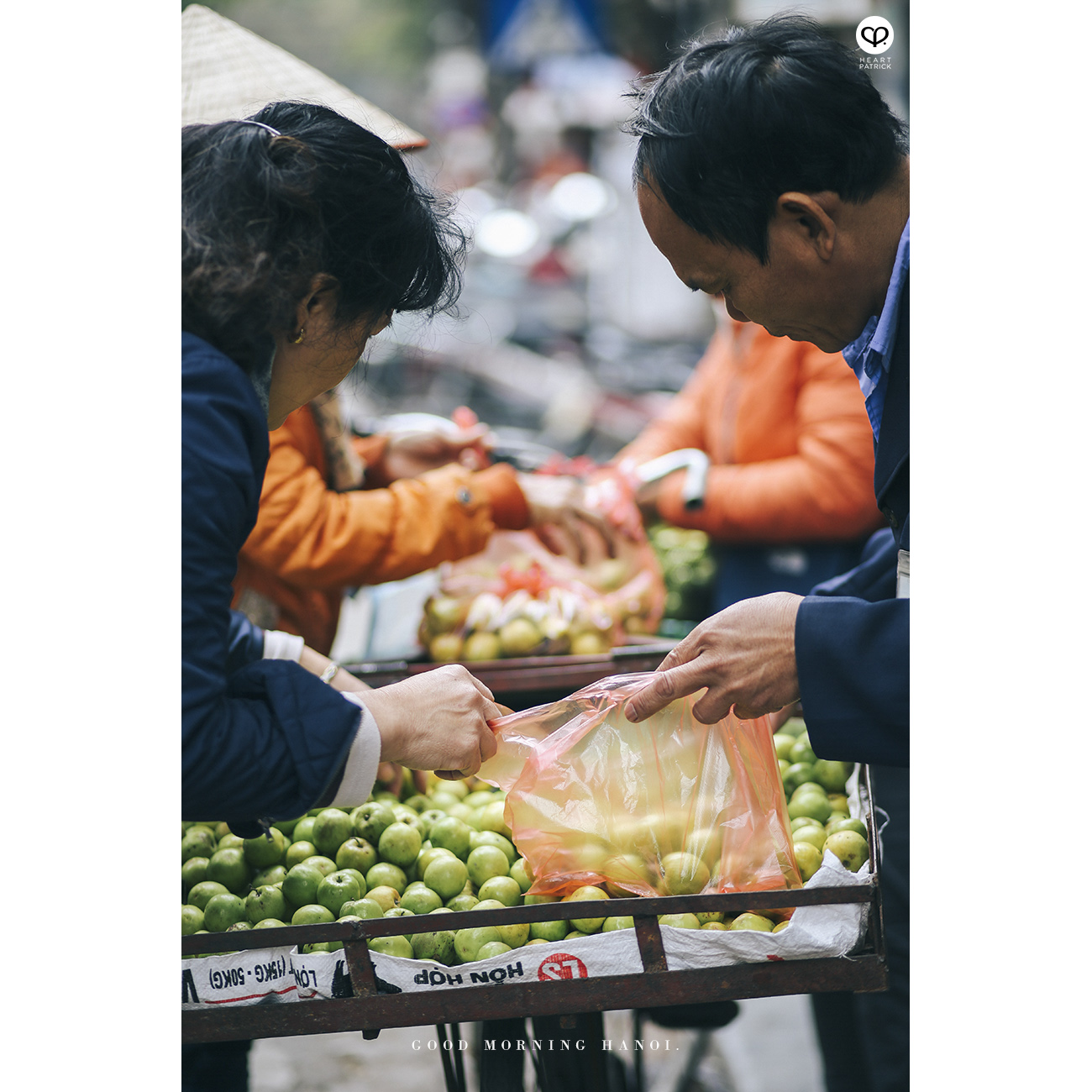 heartpatrick travel hanoi vietnam street photography street vendor fruits