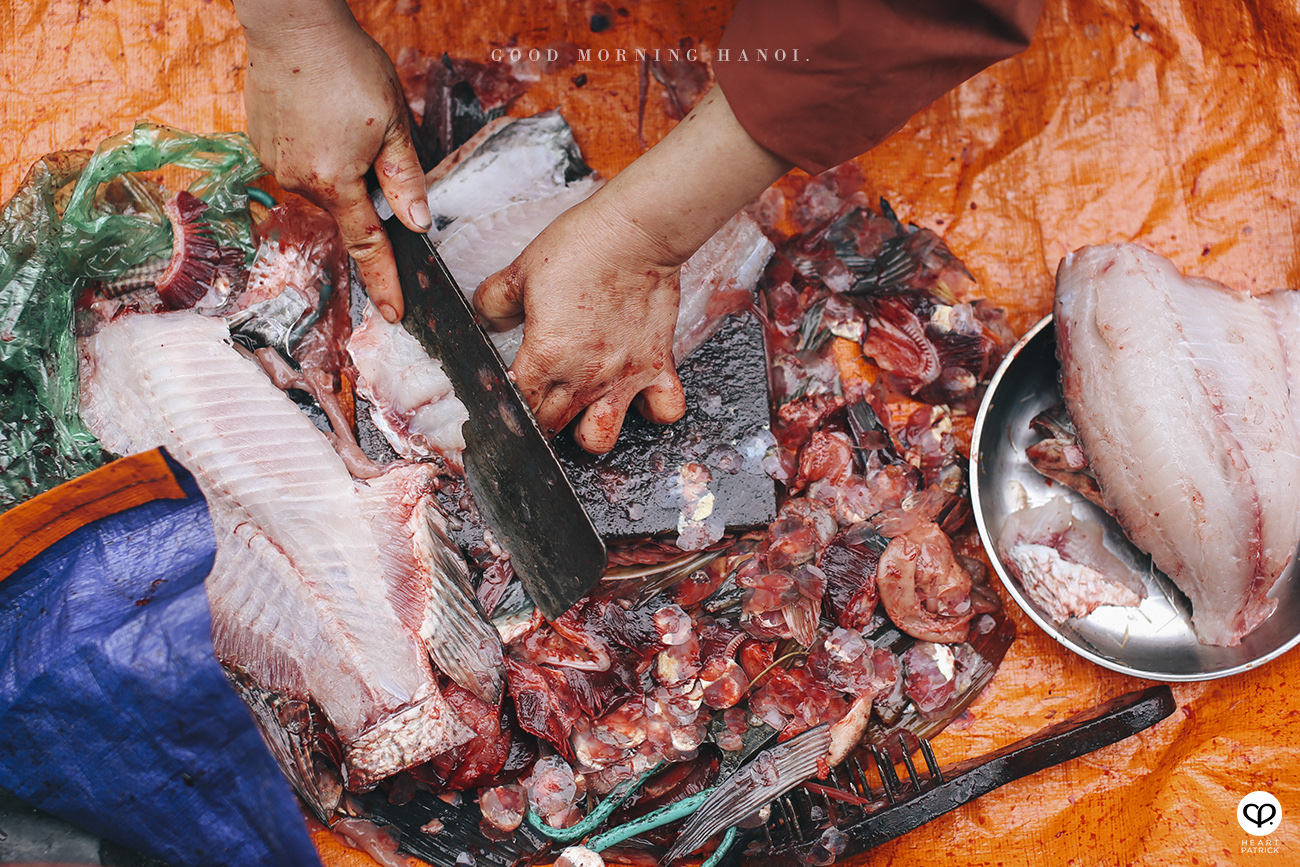 heartpatrick travel hanoi vietnam street photography street vendor fishmonger