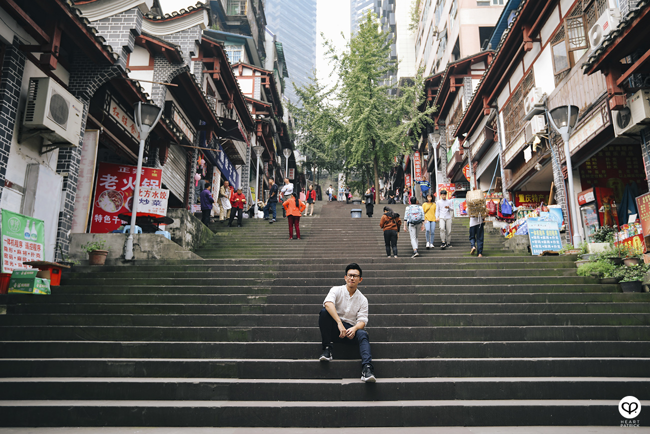 heartpatrick travel chongqing china urban urbanscape architecture street