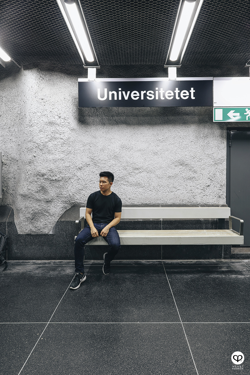 heartpatrick stockholm sweden subway train station underground art