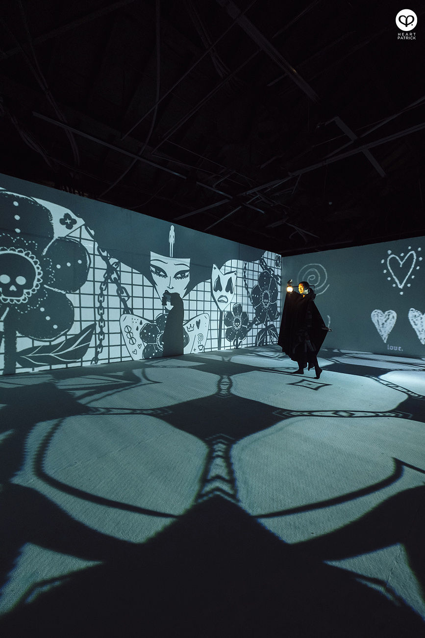 heartpatrick street urban digital art festival immersio mengukir 2022 muzium telekom filamen