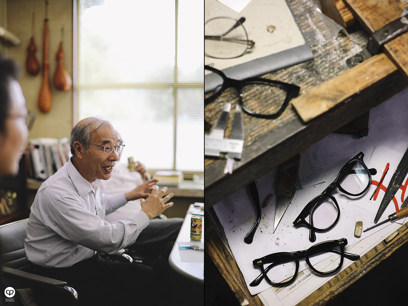 heartpatrick TVR true vintage revival handcrafted vintage eyewear from sabae japan