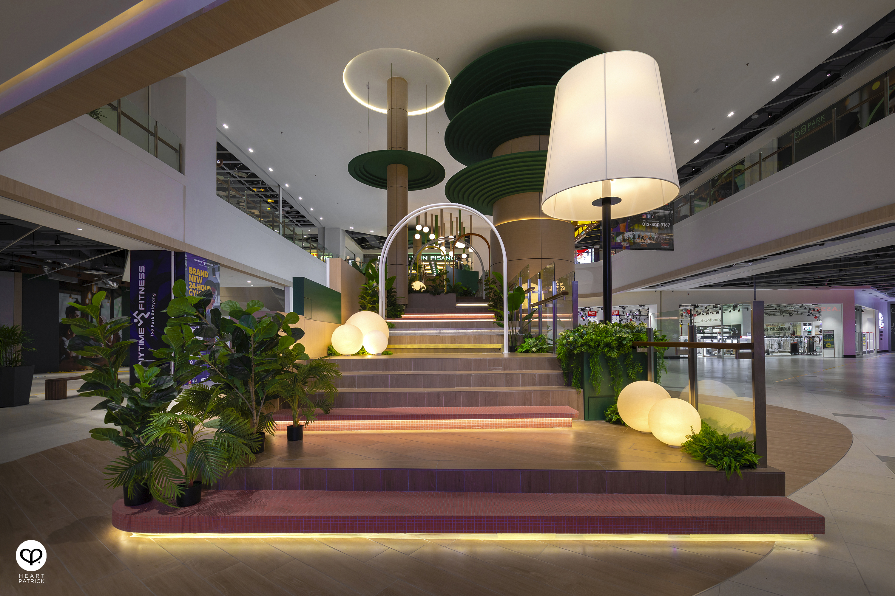heartpatrick shopping mall retail interior photography 168 park mall selayang designtone