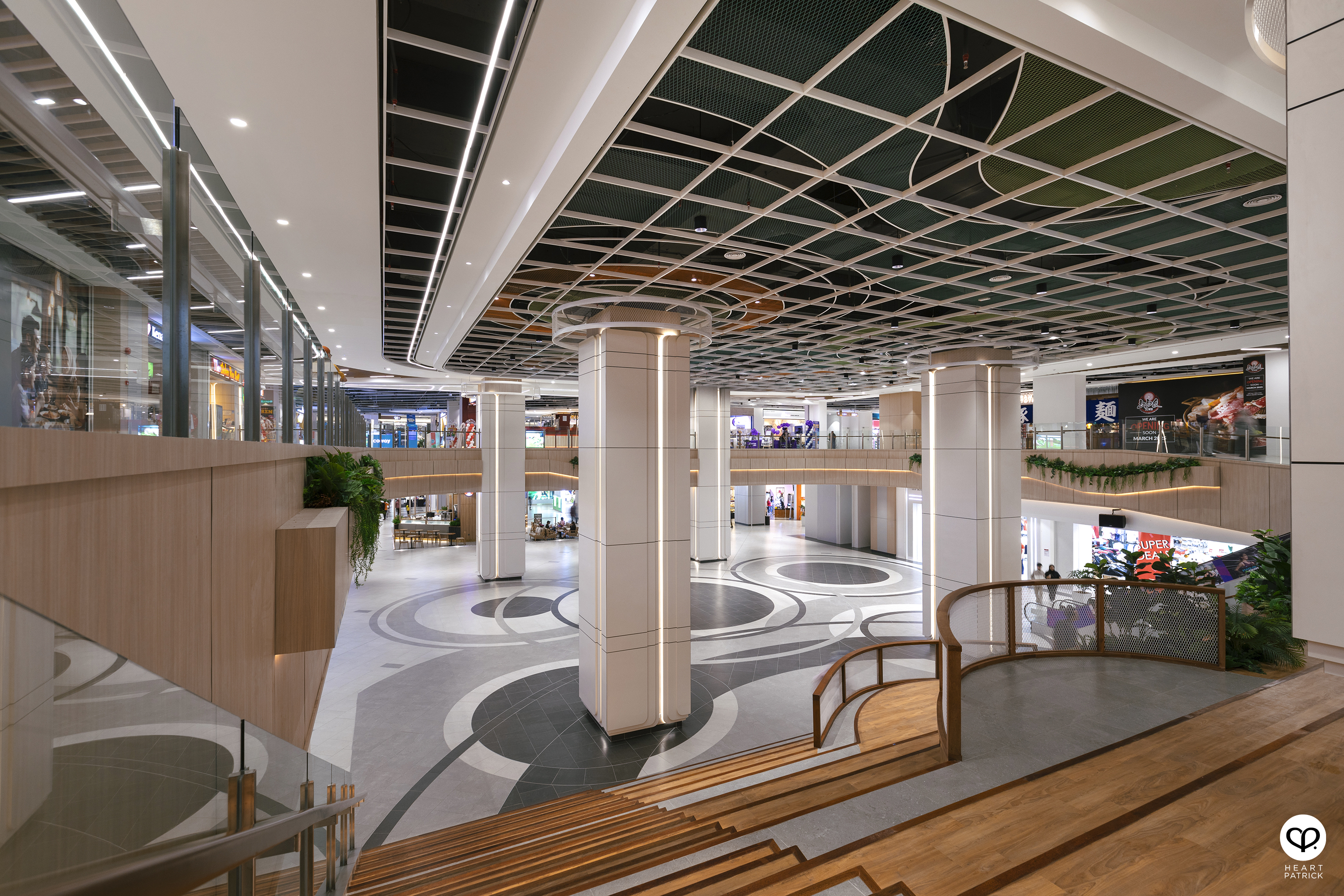 heartpatrick shopping mall retail interior photography 168 park mall selayang designtone