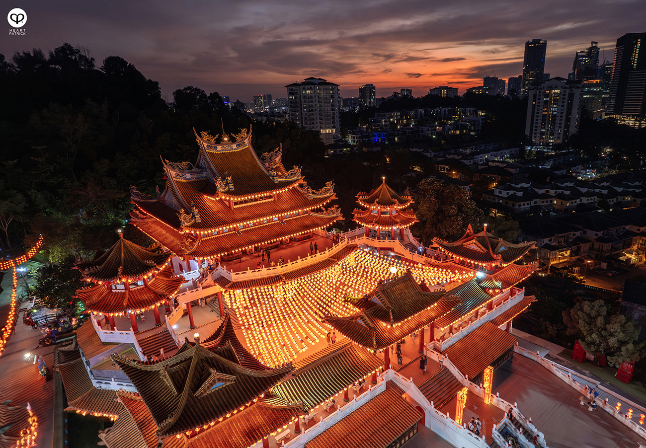heartpatrick thean hou temple kuala lumpur chinese new year 2024