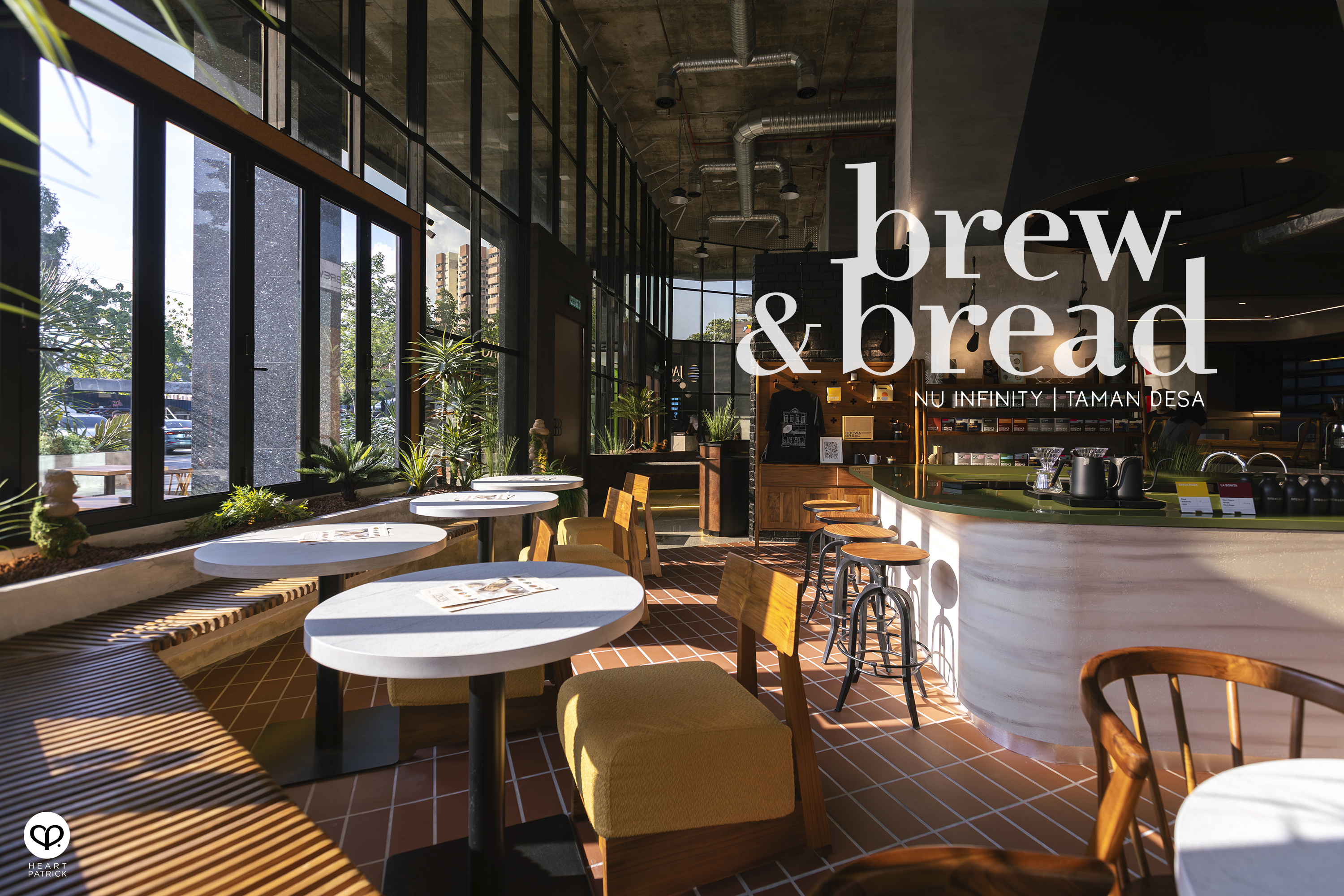 heartpatrick interior caf photography brew and bread taman desa nu infinity