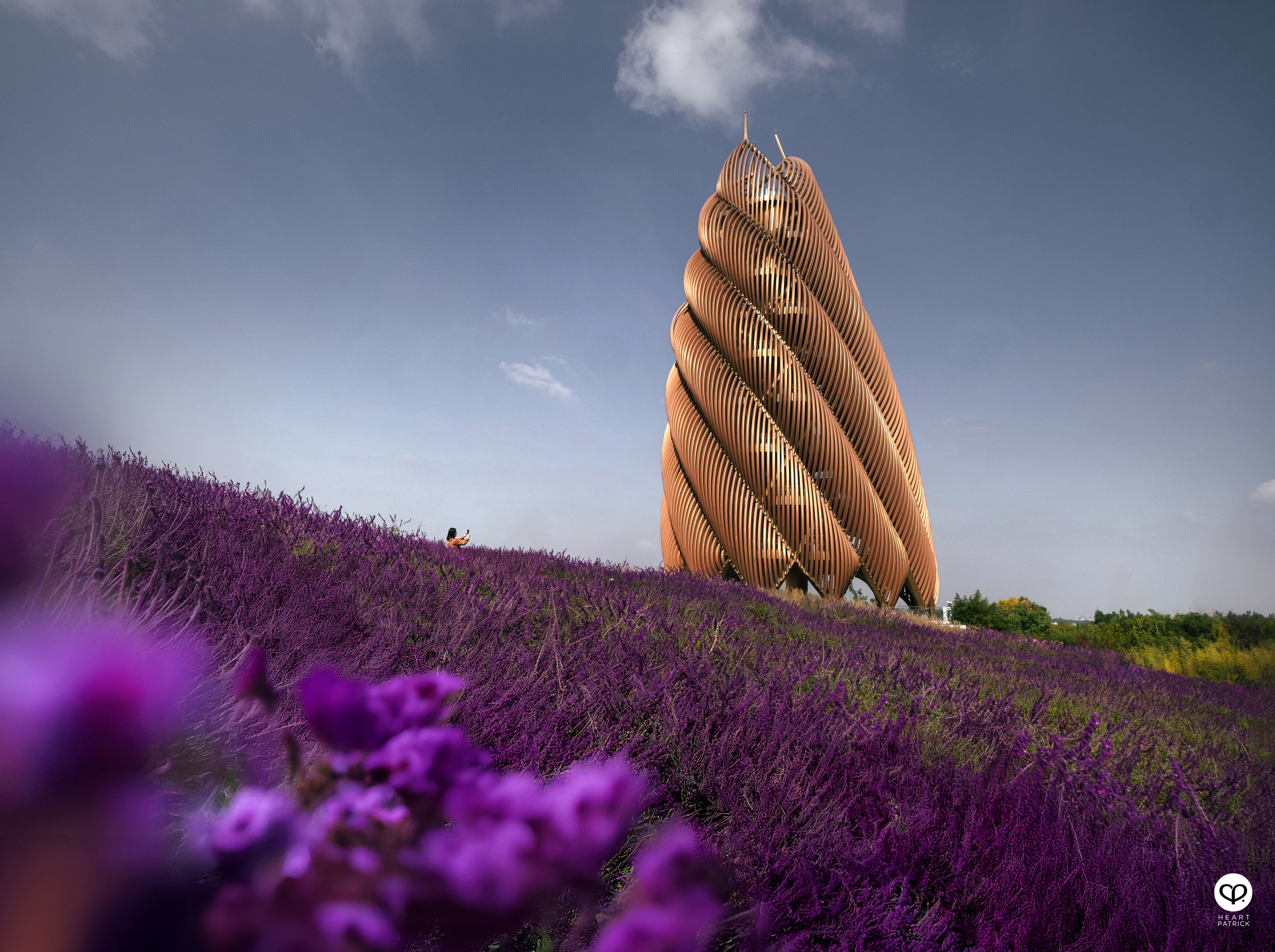 heartpatrick architecture interior photography chengu tower panda research base chengdu china udg atelier alpha