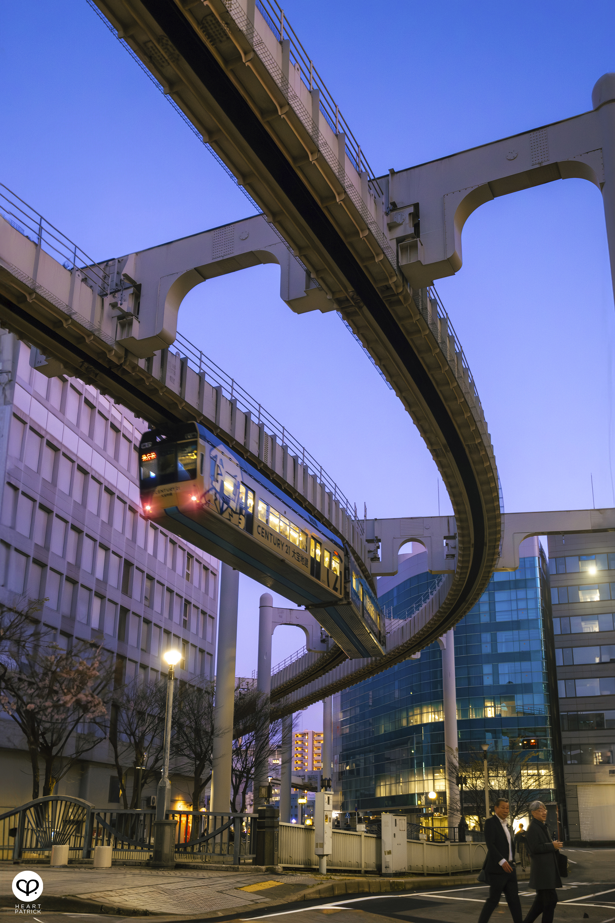 heartpatrick travel chiba urban monorail chiba city japan