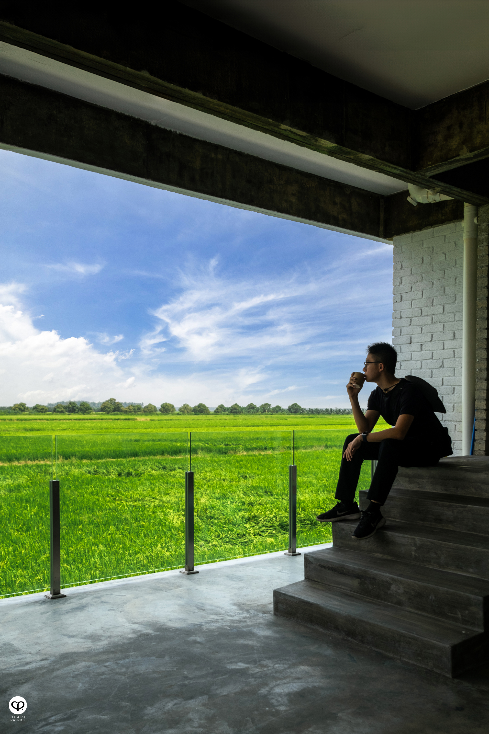 heartpatrick heritage smalltown exploring malaysia chui chak paddy fields perak