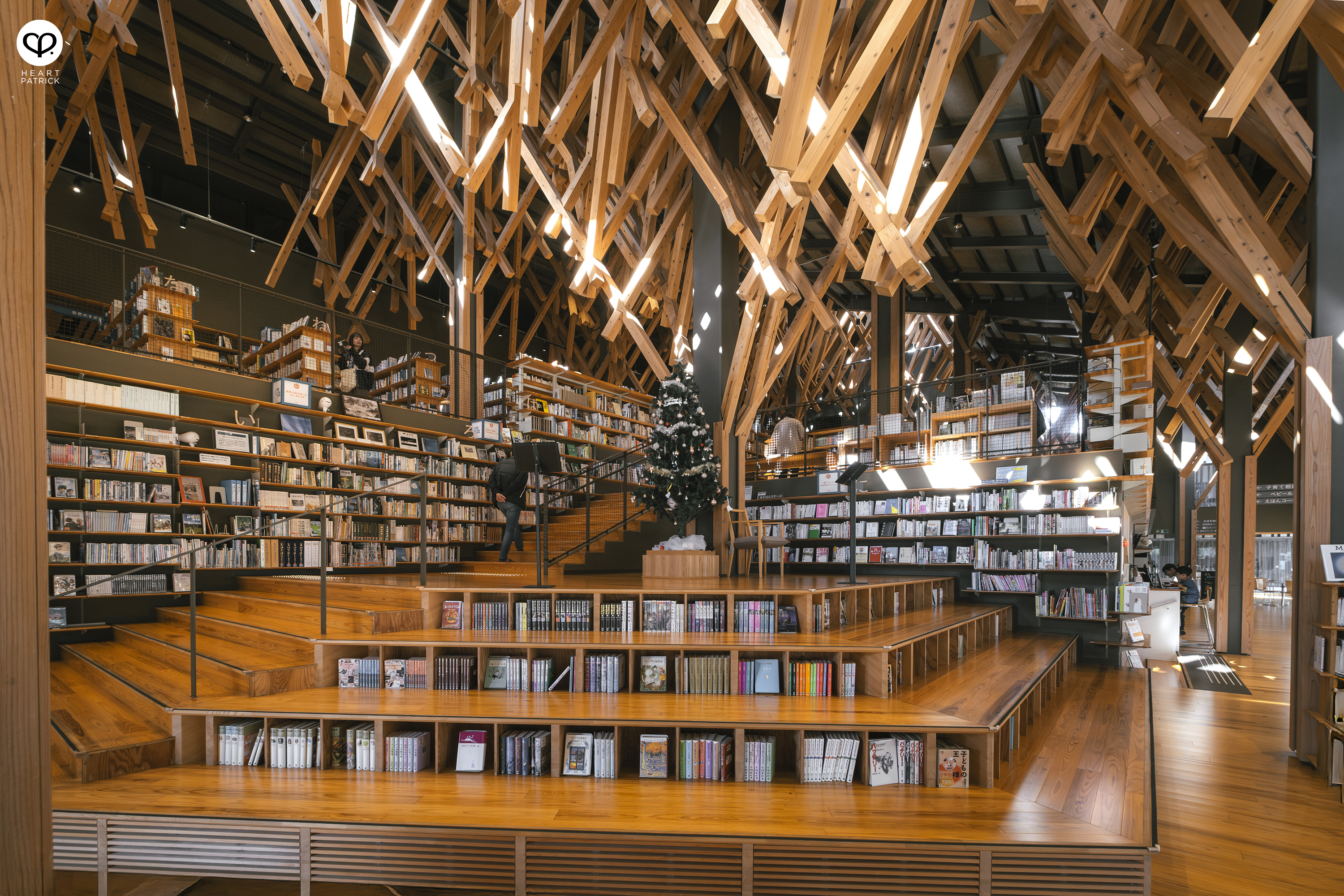 heartpatrick architecture interior travel photography yusuhara community library kengo kuma