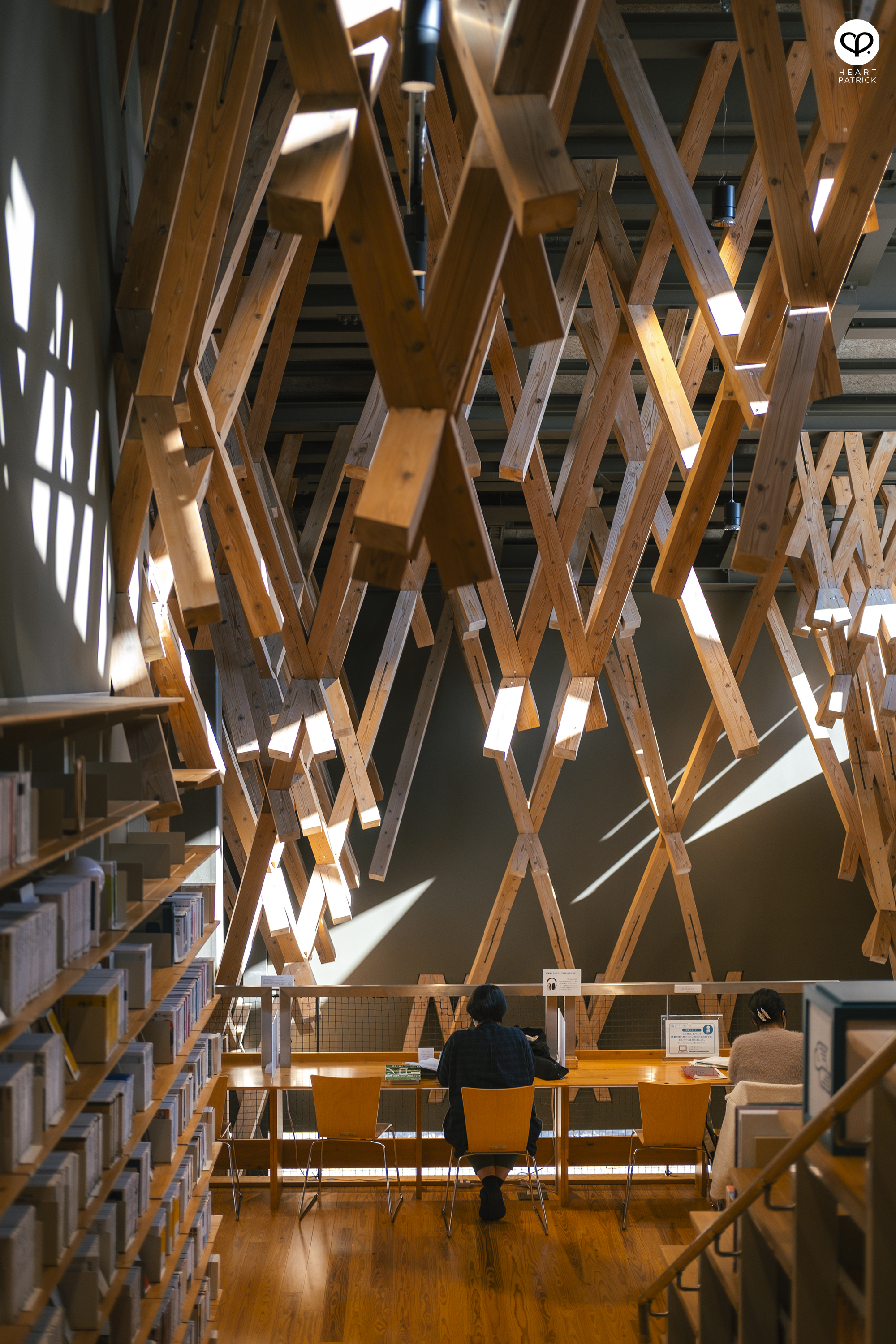 heartpatrick architecture interior travel photography yusuhara community library kengo kuma