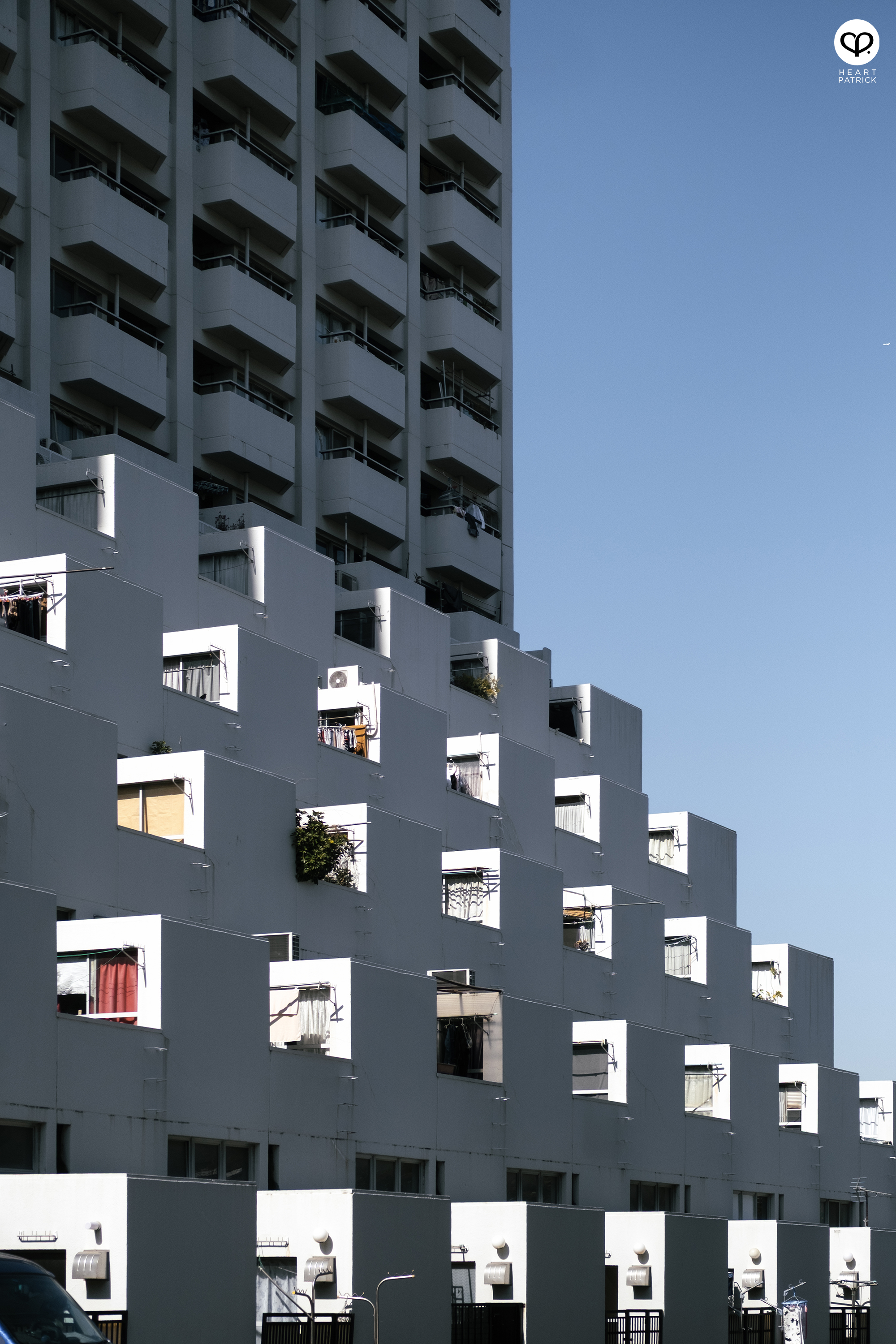 heartpatrick architecture photography kawaramachi housing complex kawasaki city sachio odani