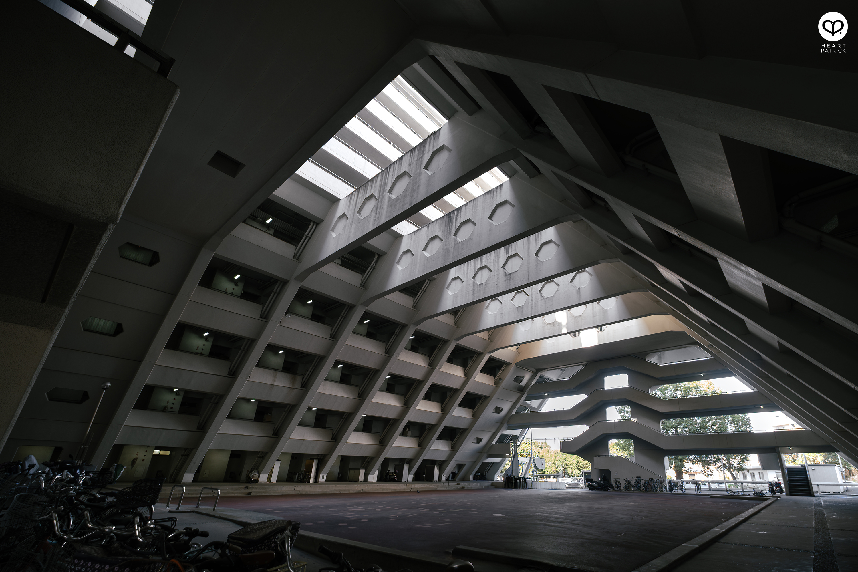 heartpatrick architecture photography kawaramachi housing complex kawasaki city sachio odani