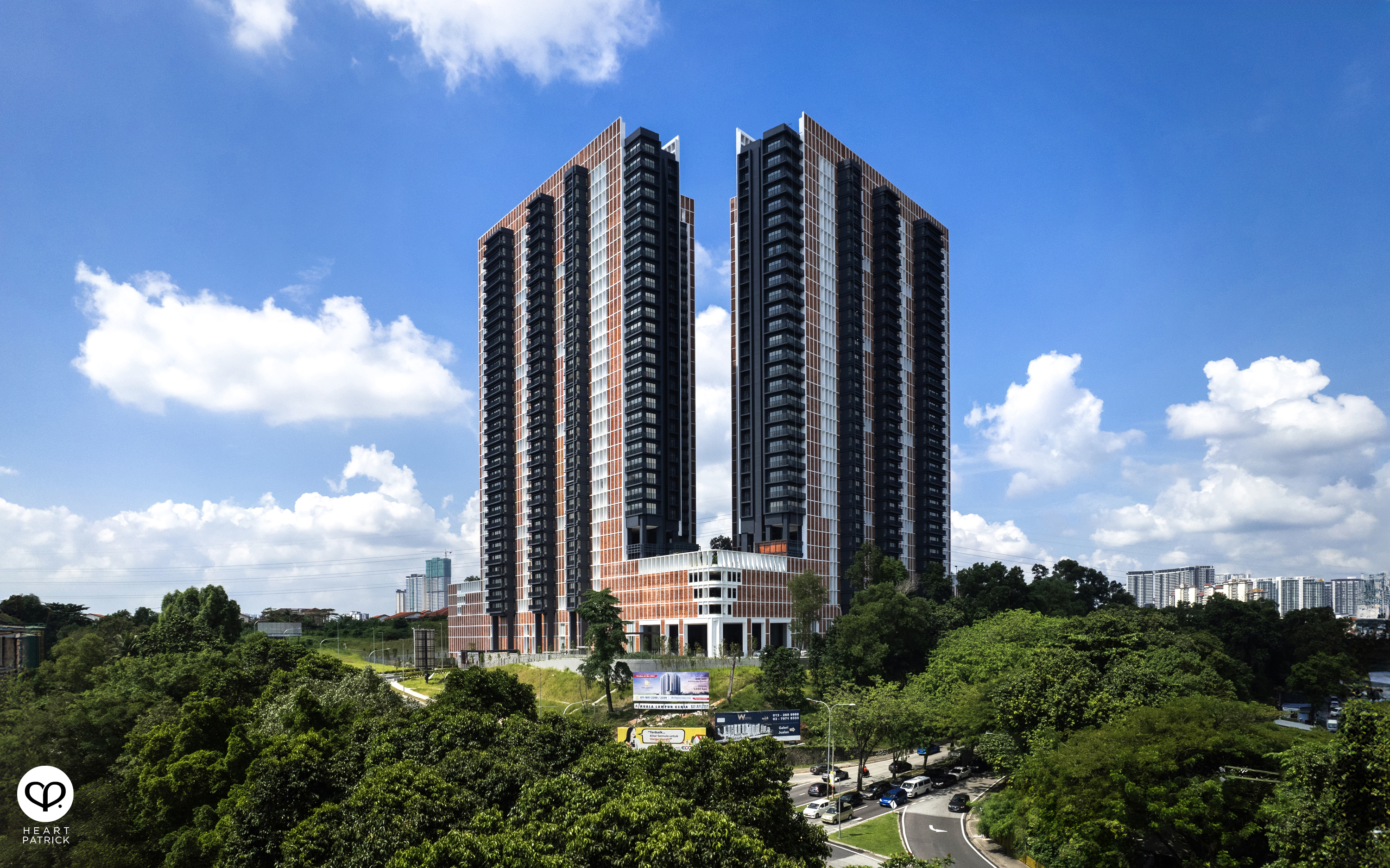 heartpatrick architecture aerial photography the legacy condo taman oug gdp architects