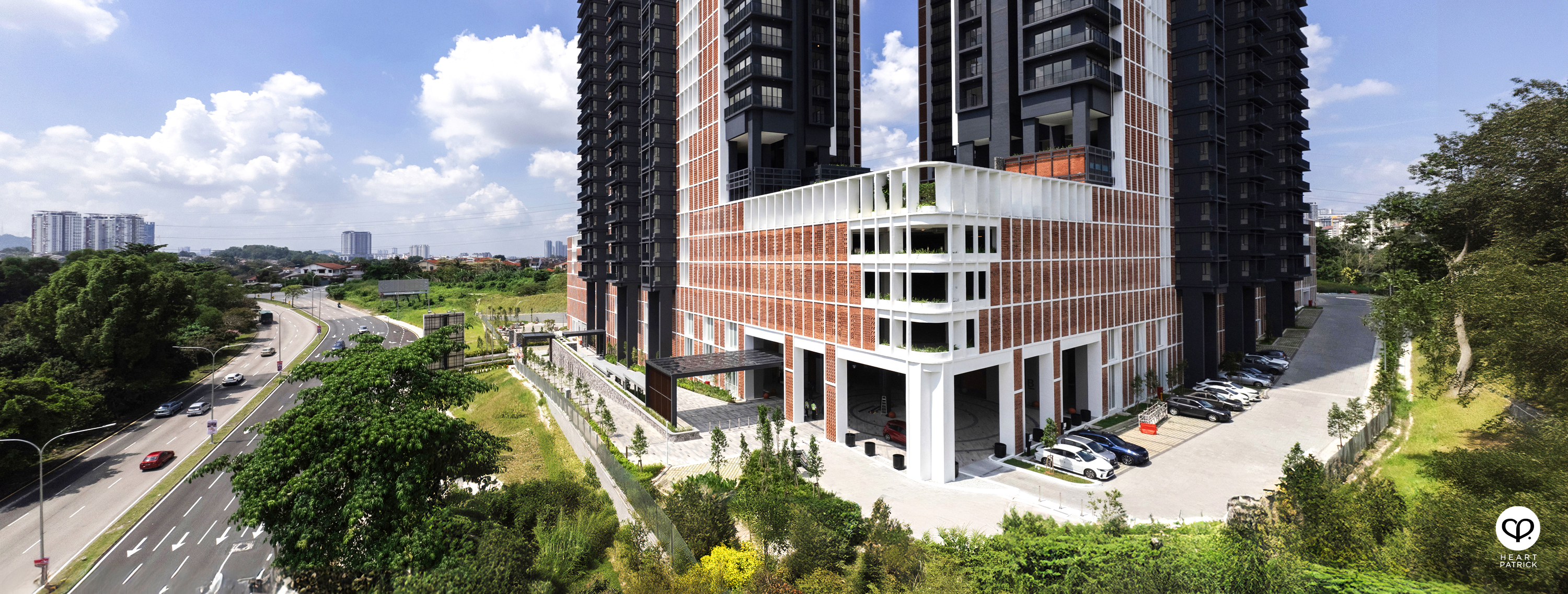 heartpatrick architecture aerial photography the legacy condo taman oug gdp architects