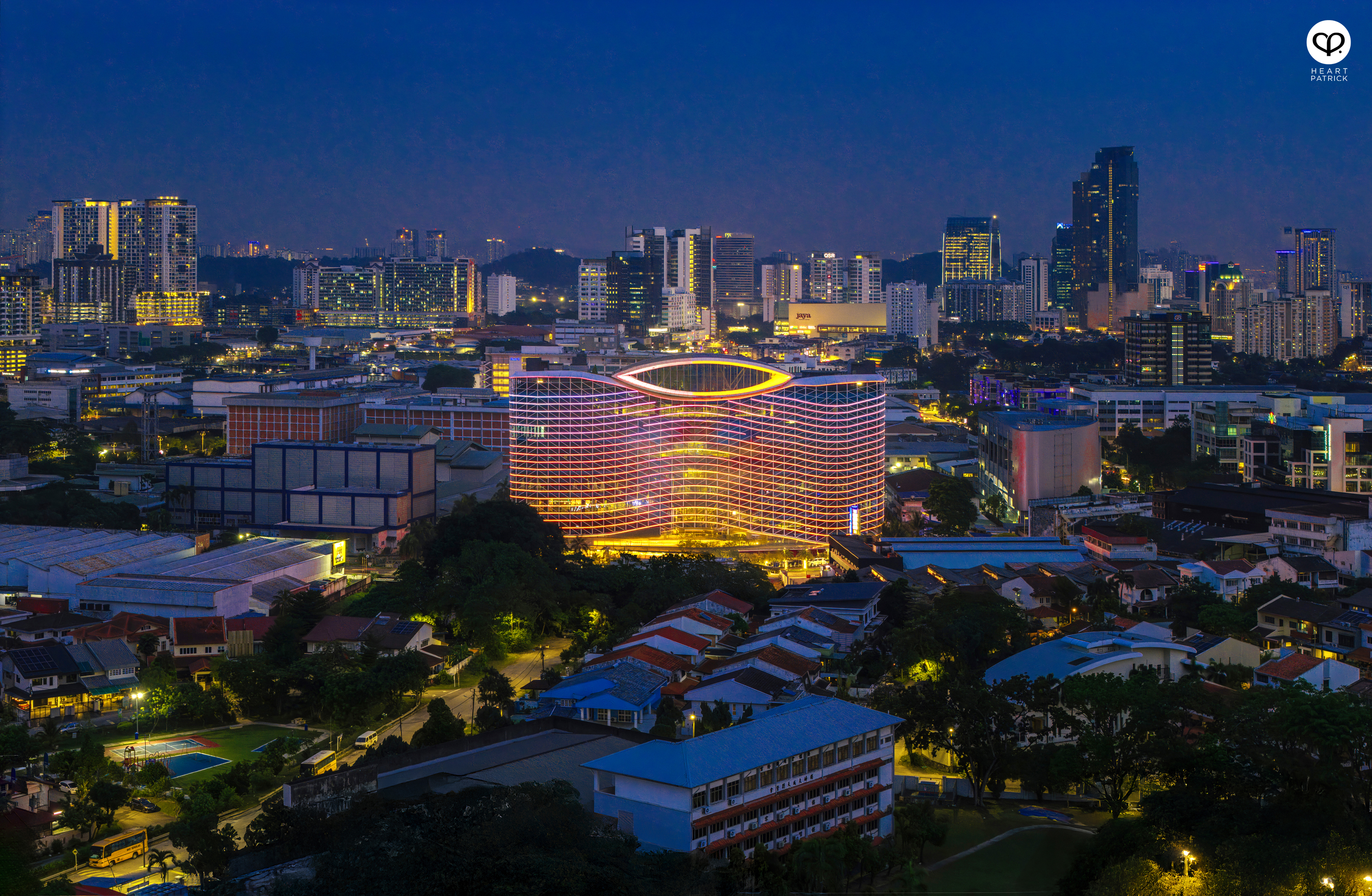 heartpatrick architecture aerial photography new ocean world fine food city petaling jaya nwka architects
