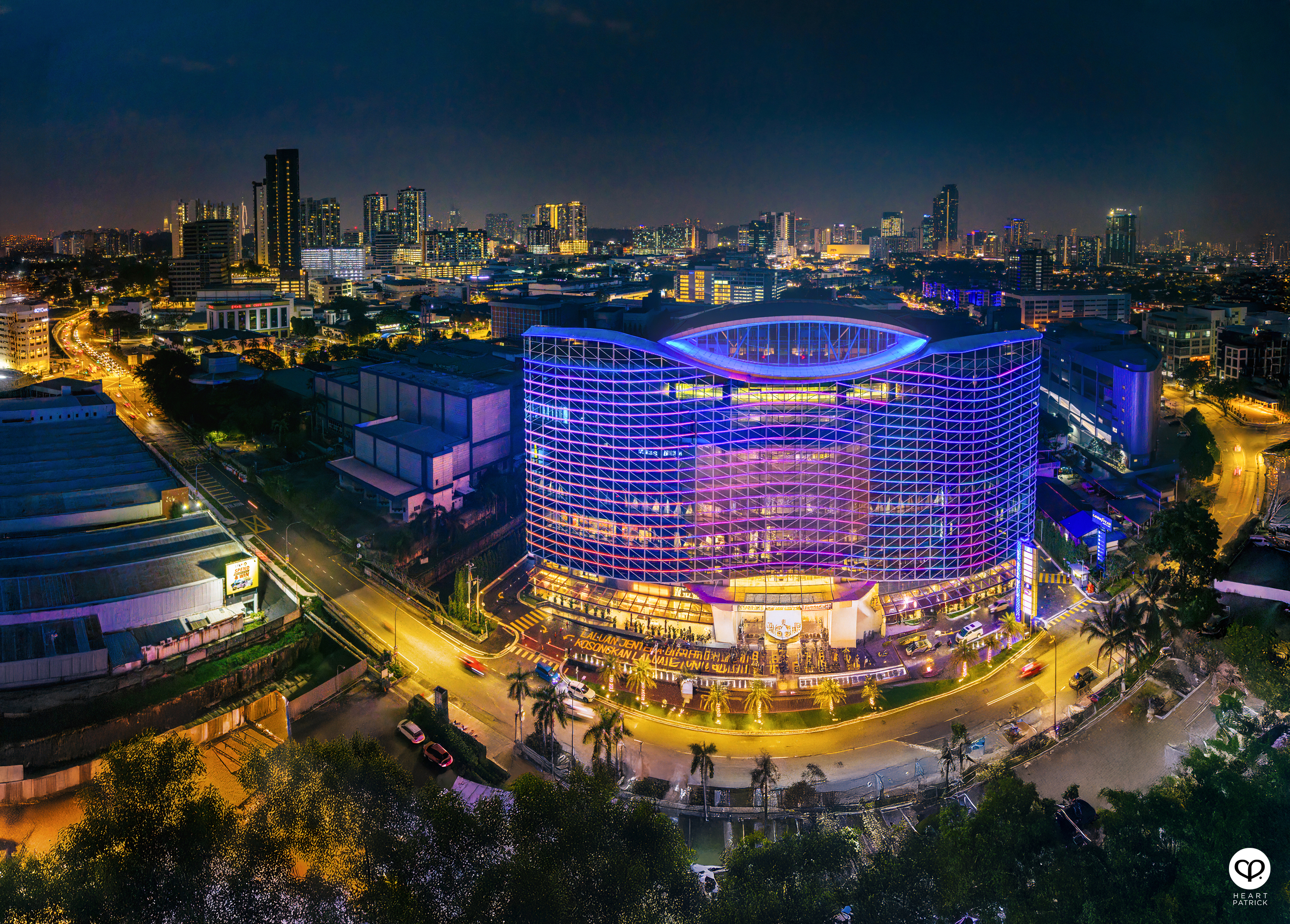 heartpatrick architecture aerial photography new ocean world fine food city petaling jaya nwka architects