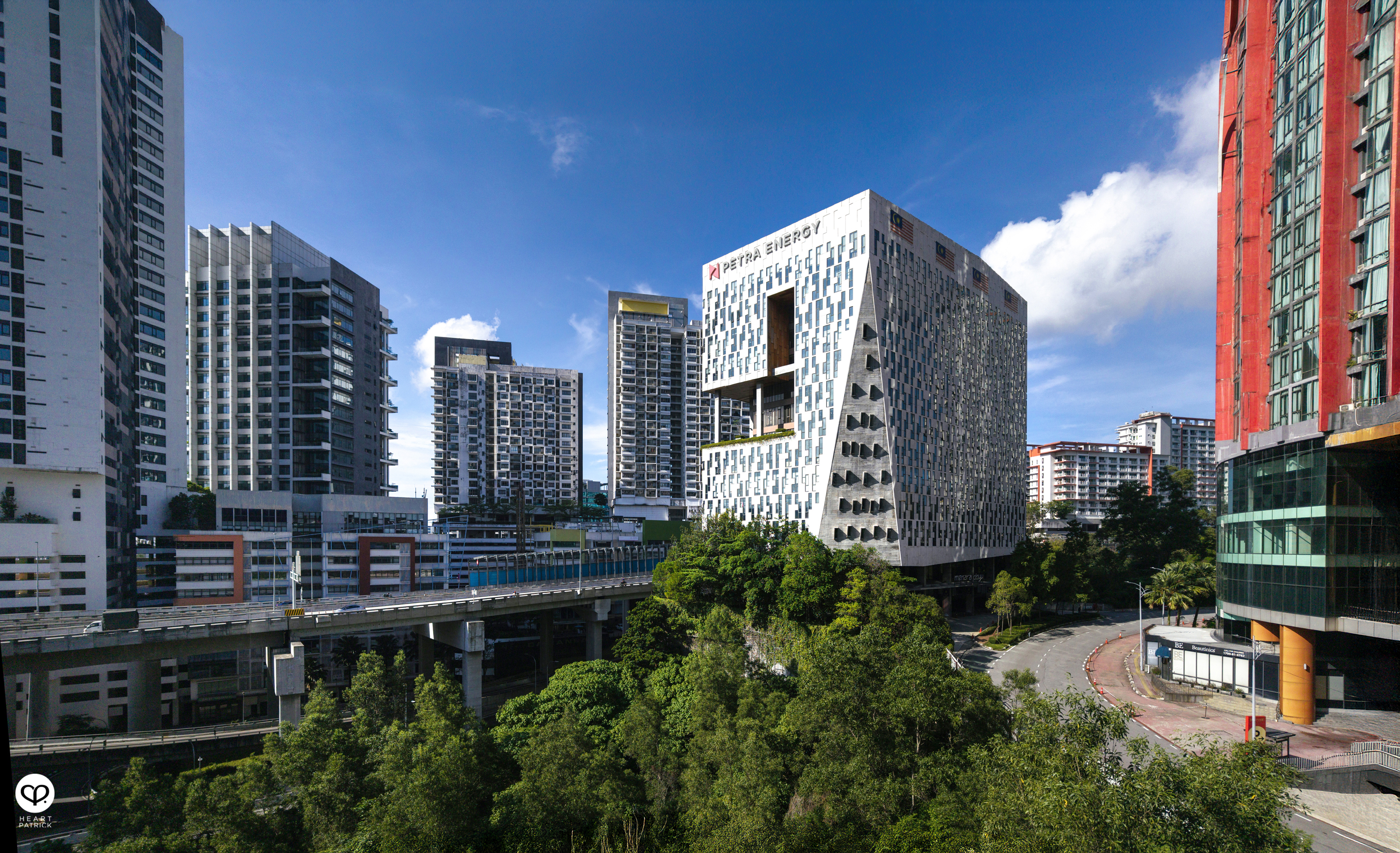 heartpatrick menara obyu architecture photography damansara perdana
