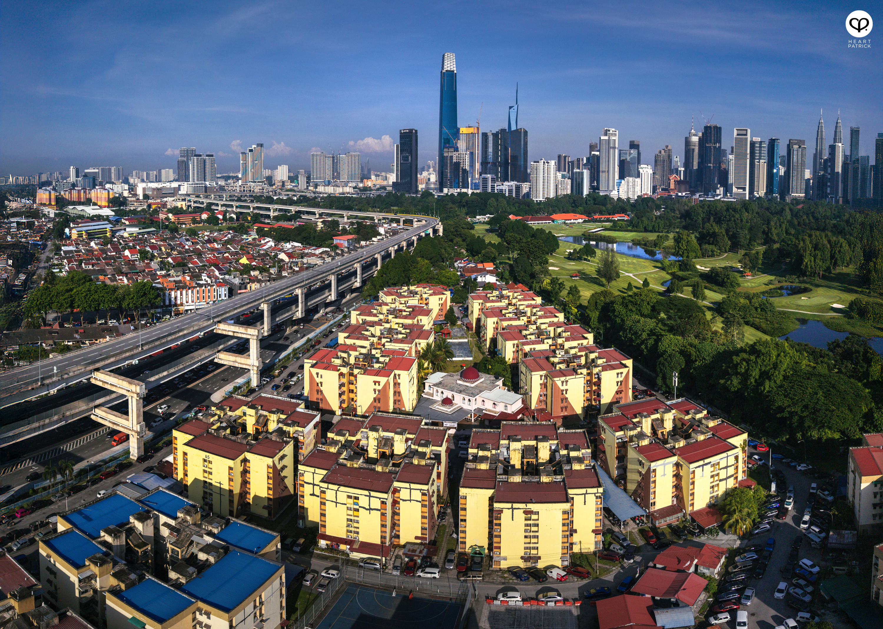 heartpatrick architecture aerial photography kuala lumpur desa pandan