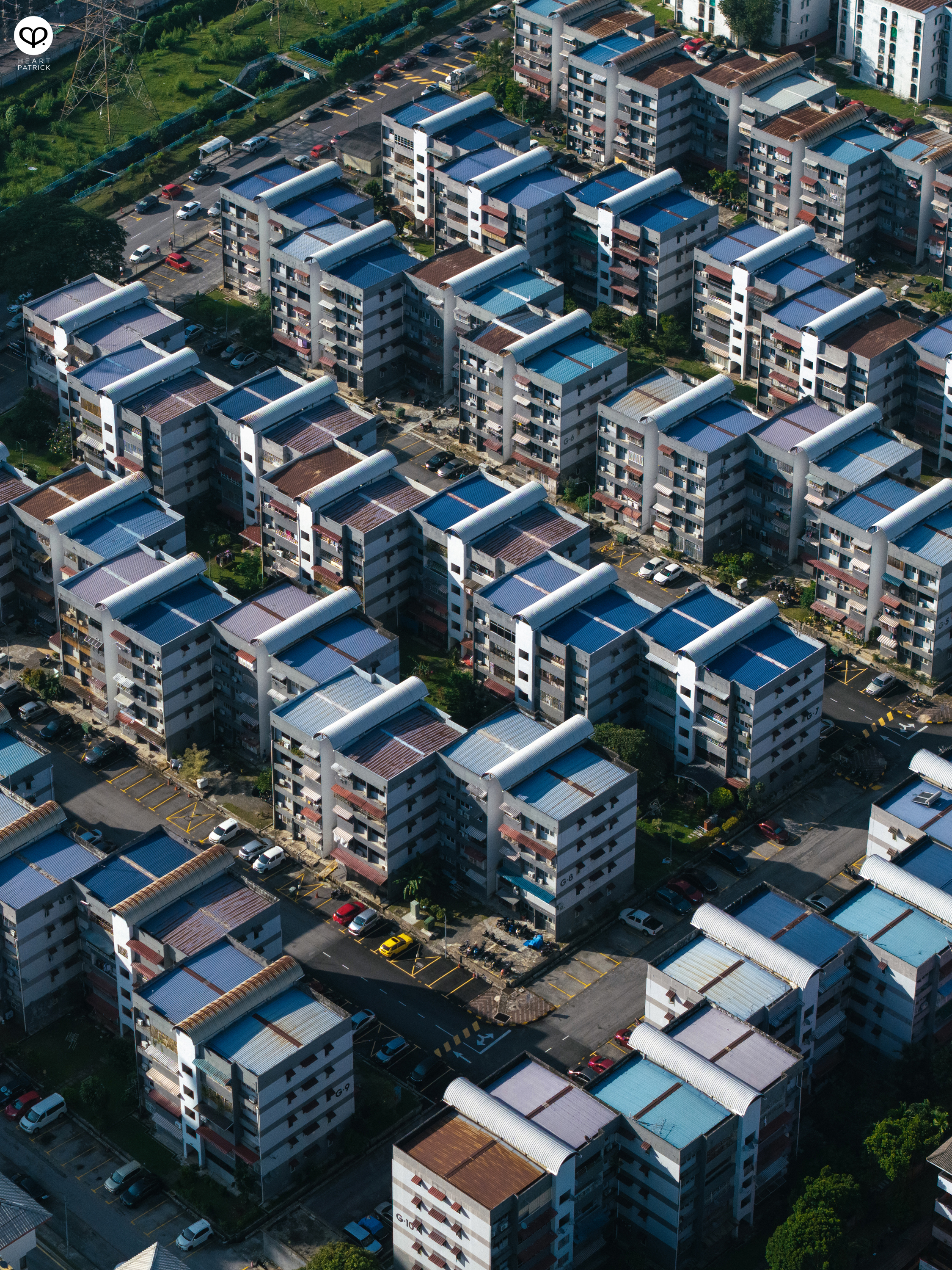 heartpatrick architecture aerial photography kuala lumpur desa pandan