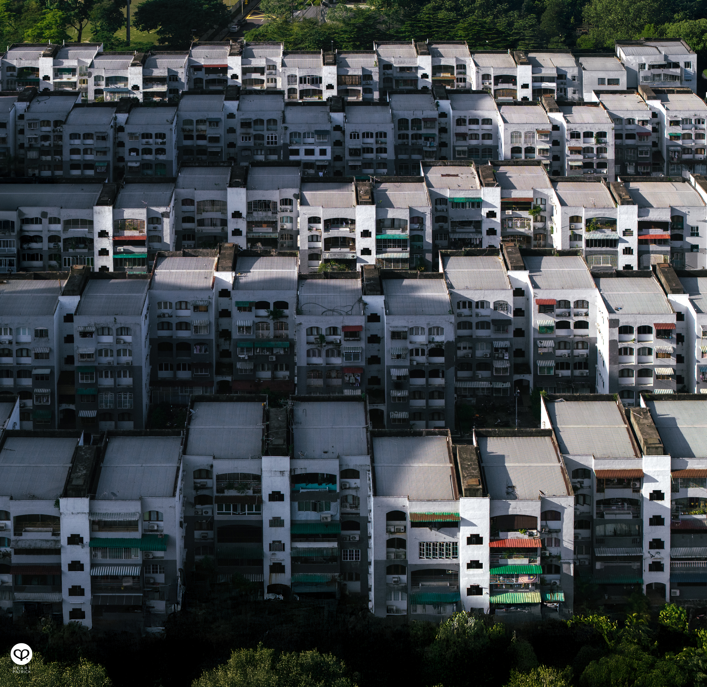 heartpatrick architecture aerial photography kuala lumpur desa pandan