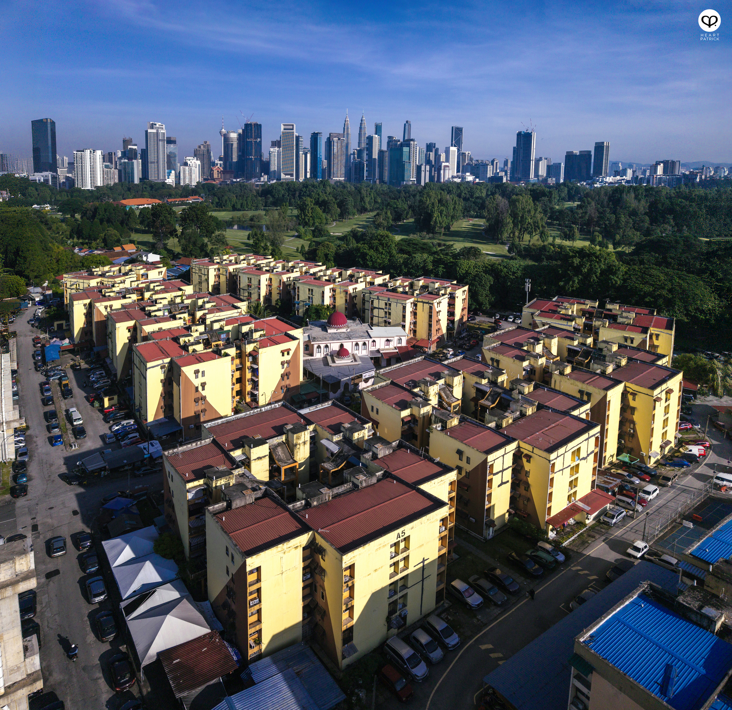 heartpatrick architecture aerial photography kuala lumpur desa pandan