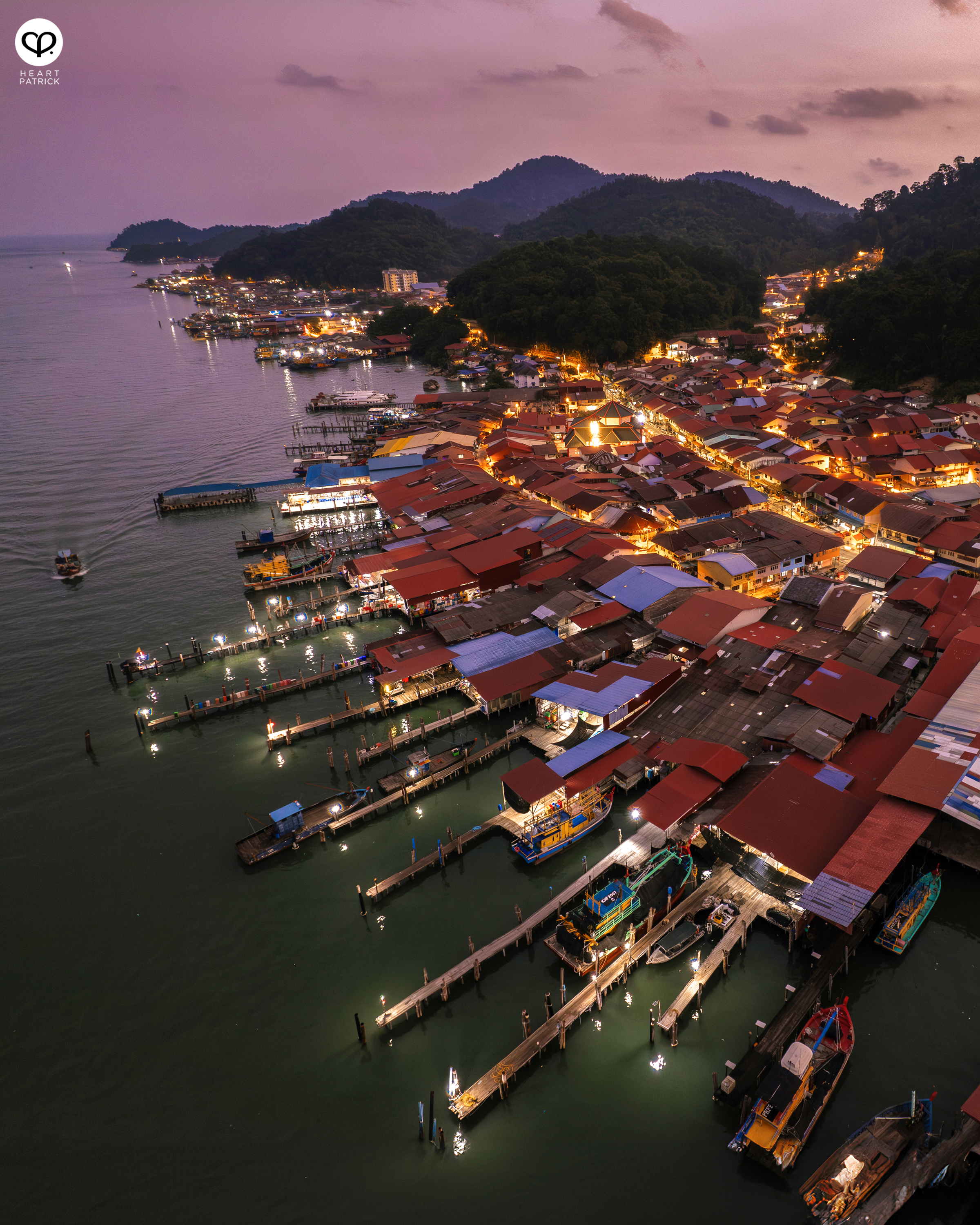 heartpatrick sungai pinang village pulau pangkor malaysia fishing