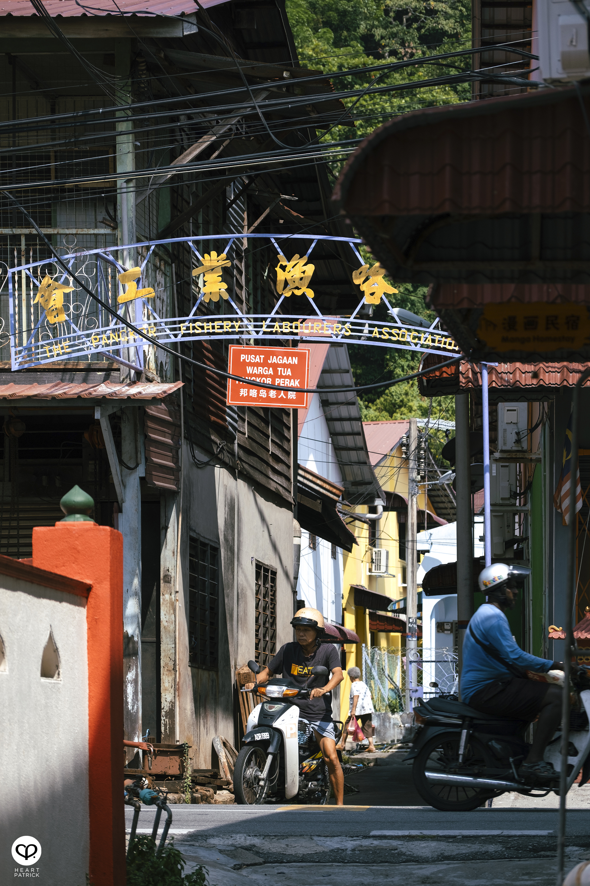 heartpatrick sungai pinang village pulau pangkor malaysia fishing