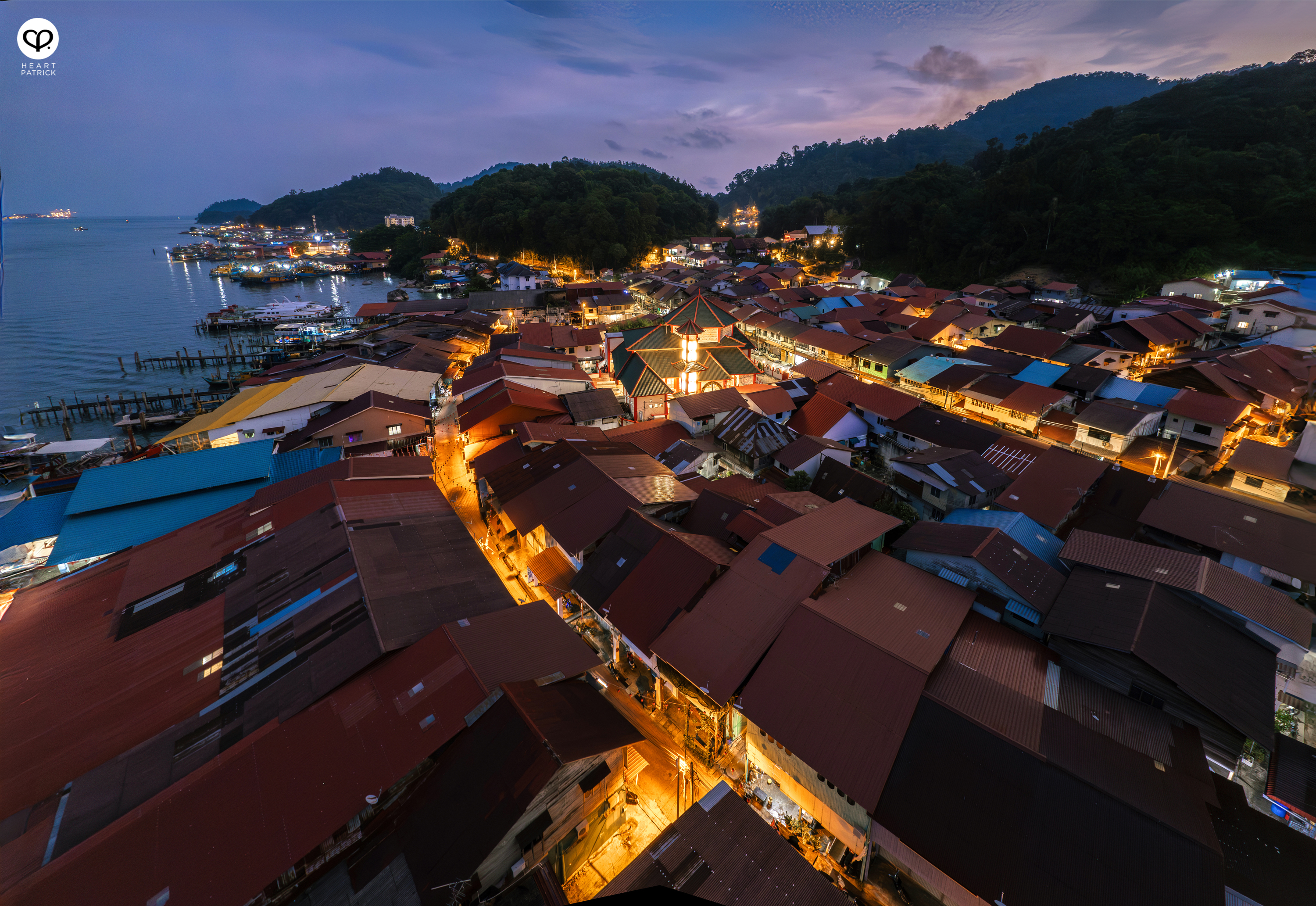 heartpatrick sungai pinang village pulau pangkor malaysia fishing