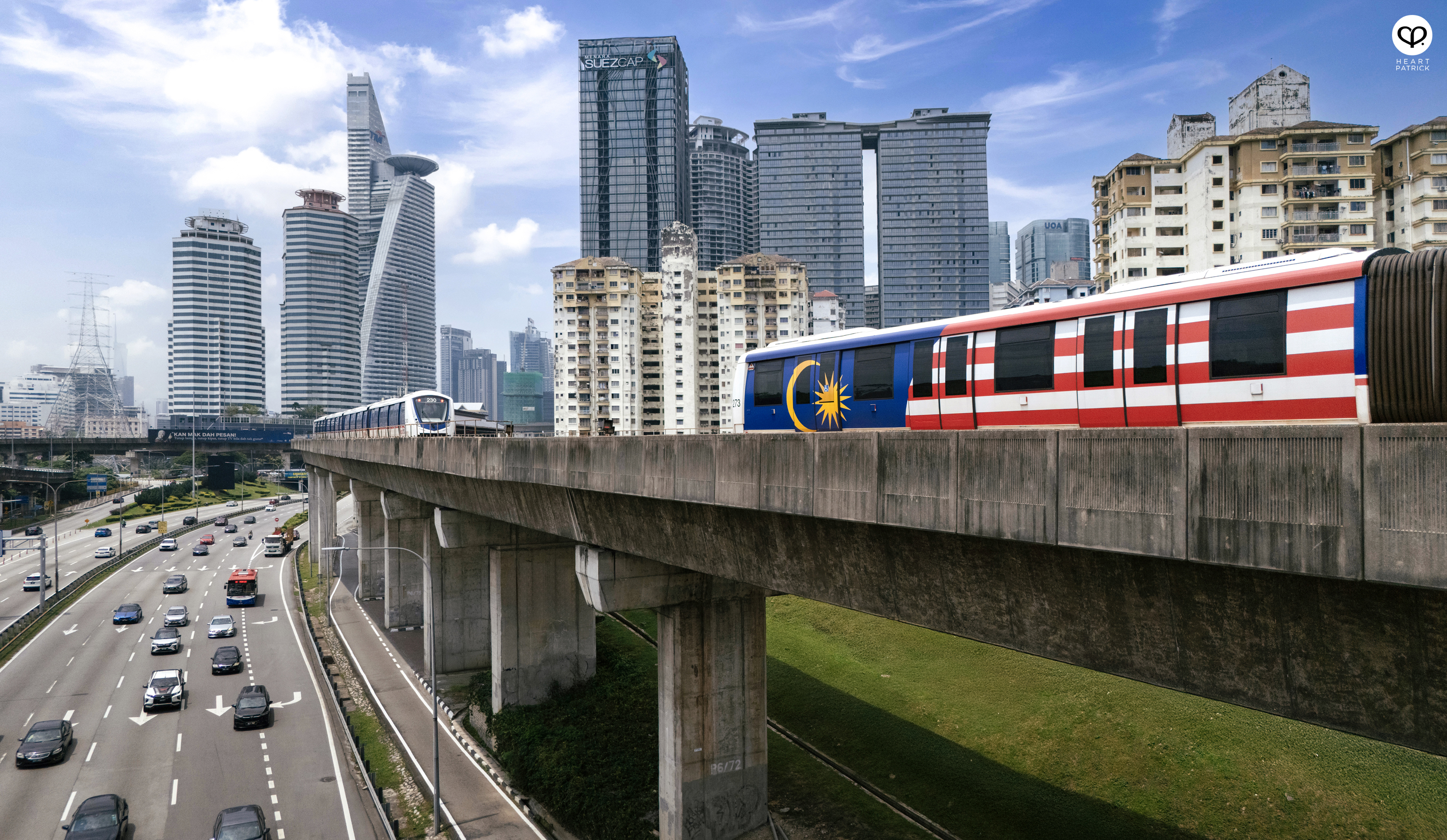 heartpatrick street urban exploring photography rapid KL kuala lumpur train transportation