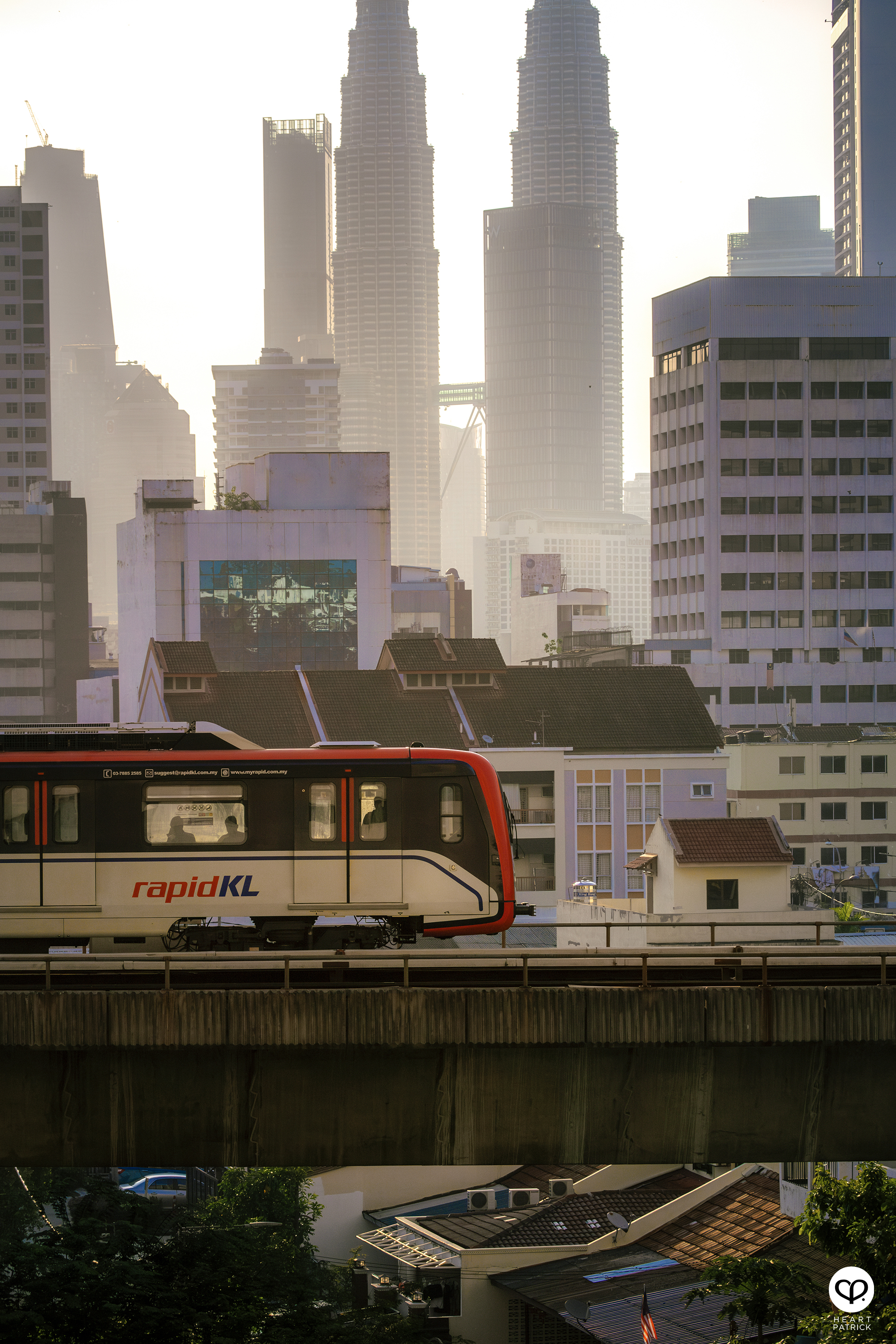 heartpatrick street urban exploring photography rapid KL kuala lumpur train transportation