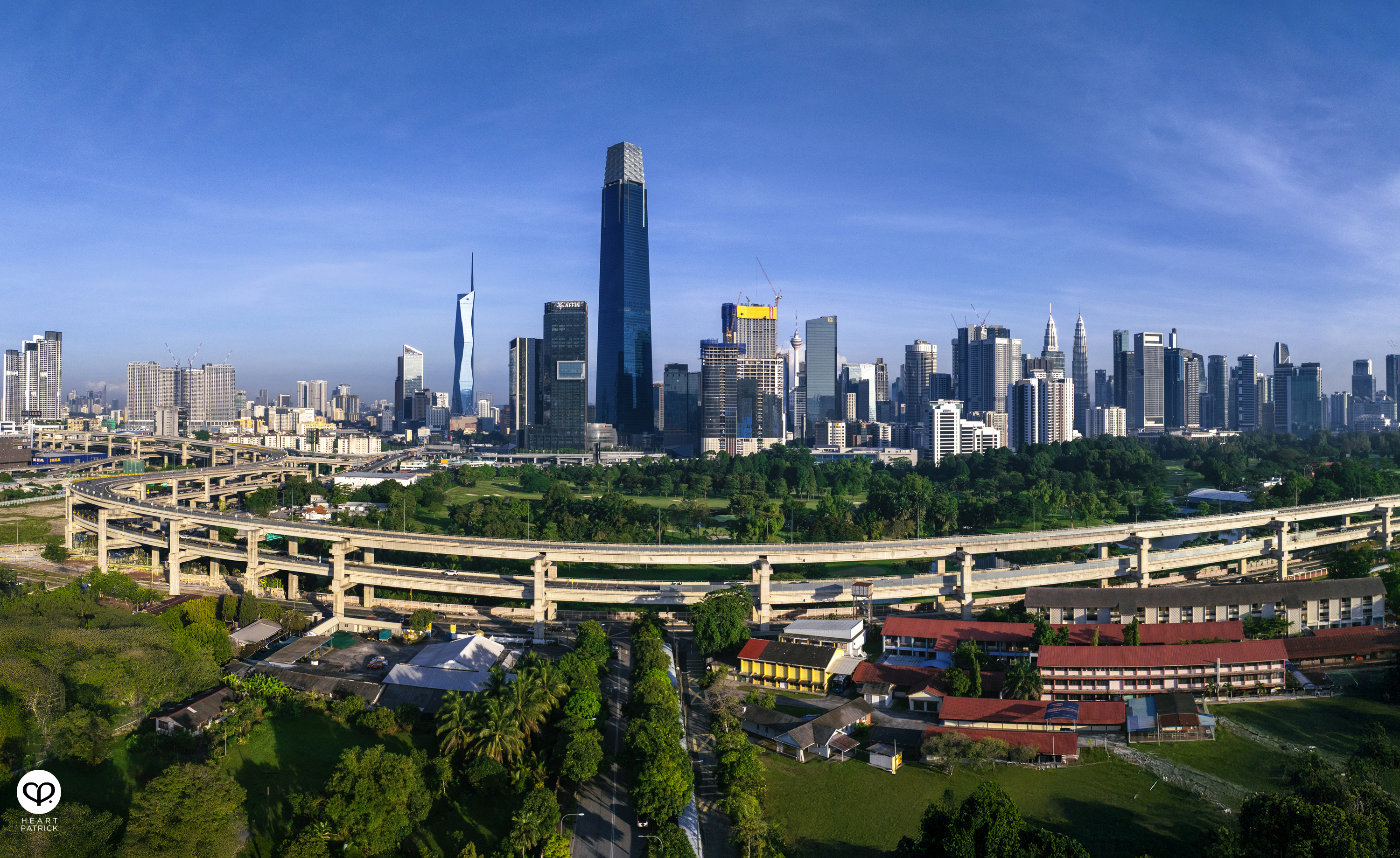 heartpatrick urban exploring aerial photography kuala lumpur city center royal selangor golf club setiawangsa pantai expressway