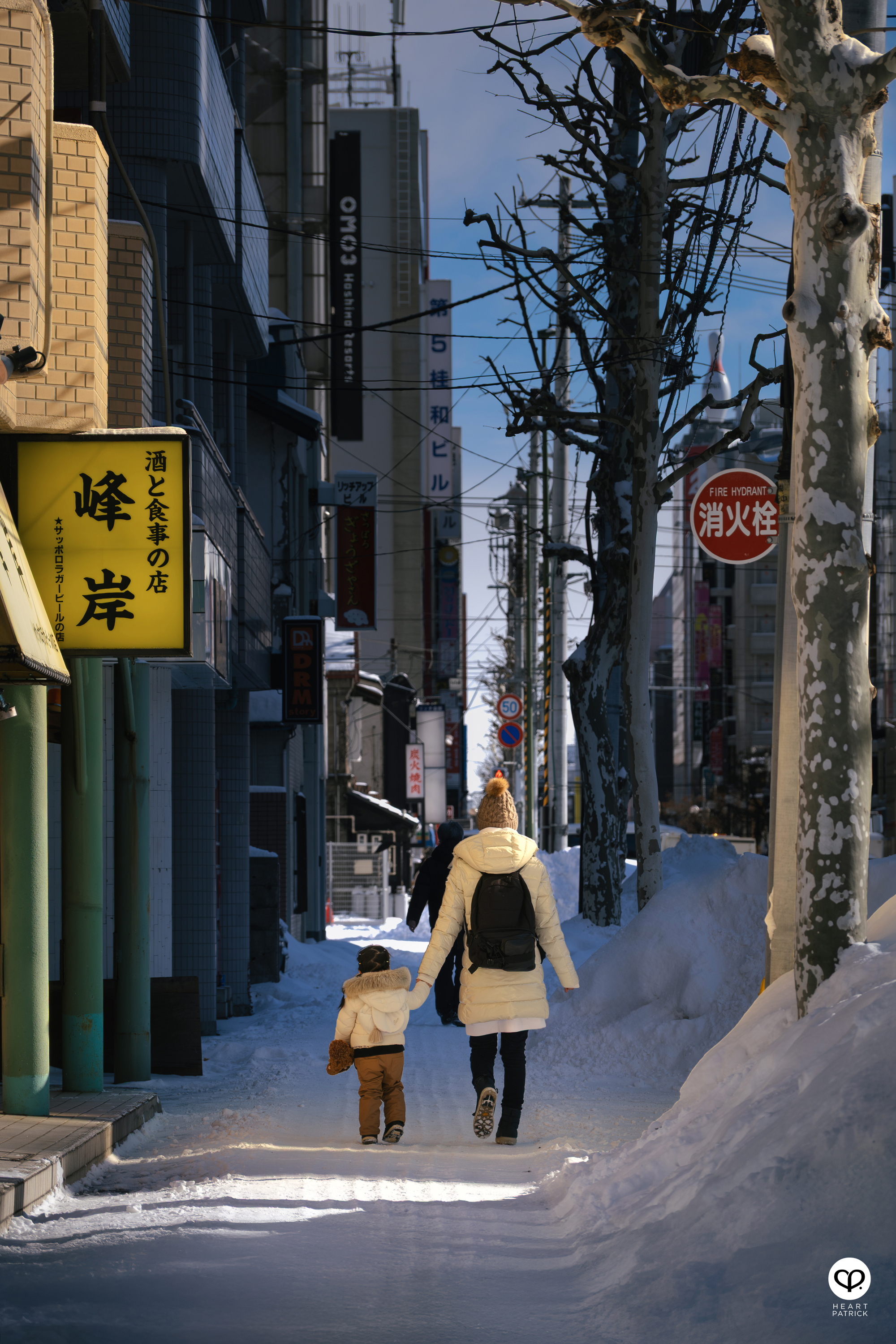 heartpatrick travel street photography sapporo japan winter