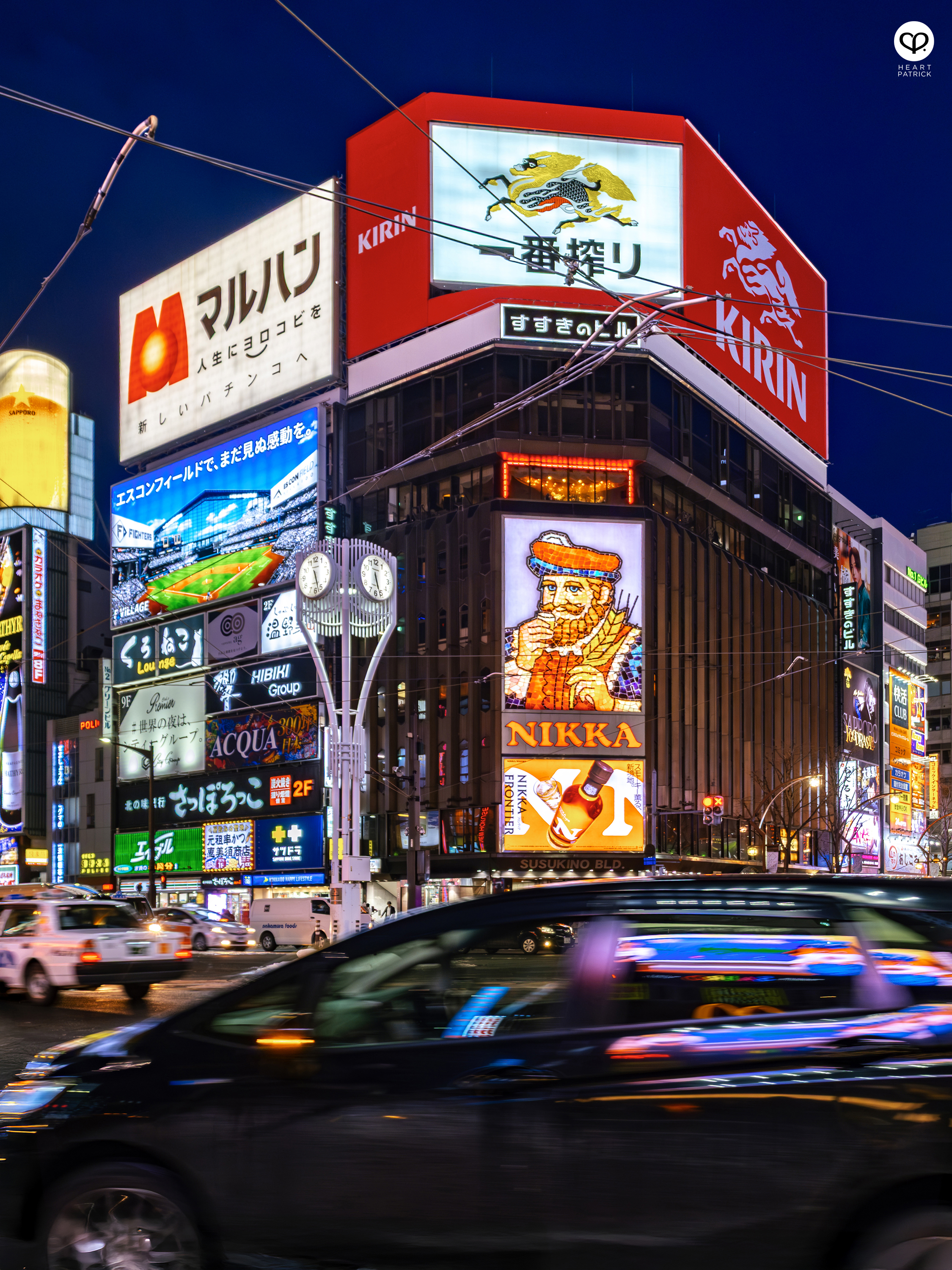 heartpatrick travel street photography sapporo japan winter