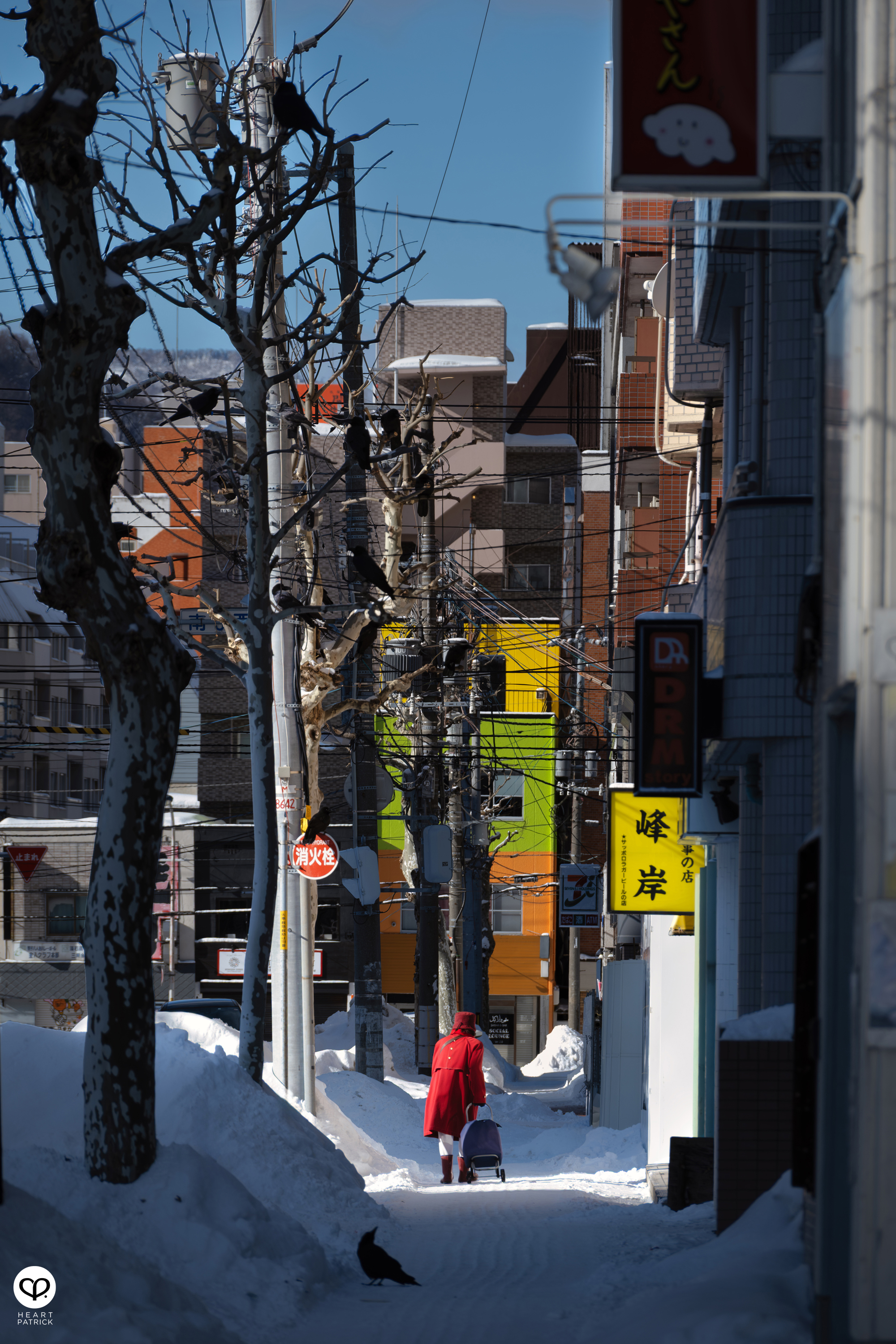 heartpatrick travel street photography sapporo japan winter