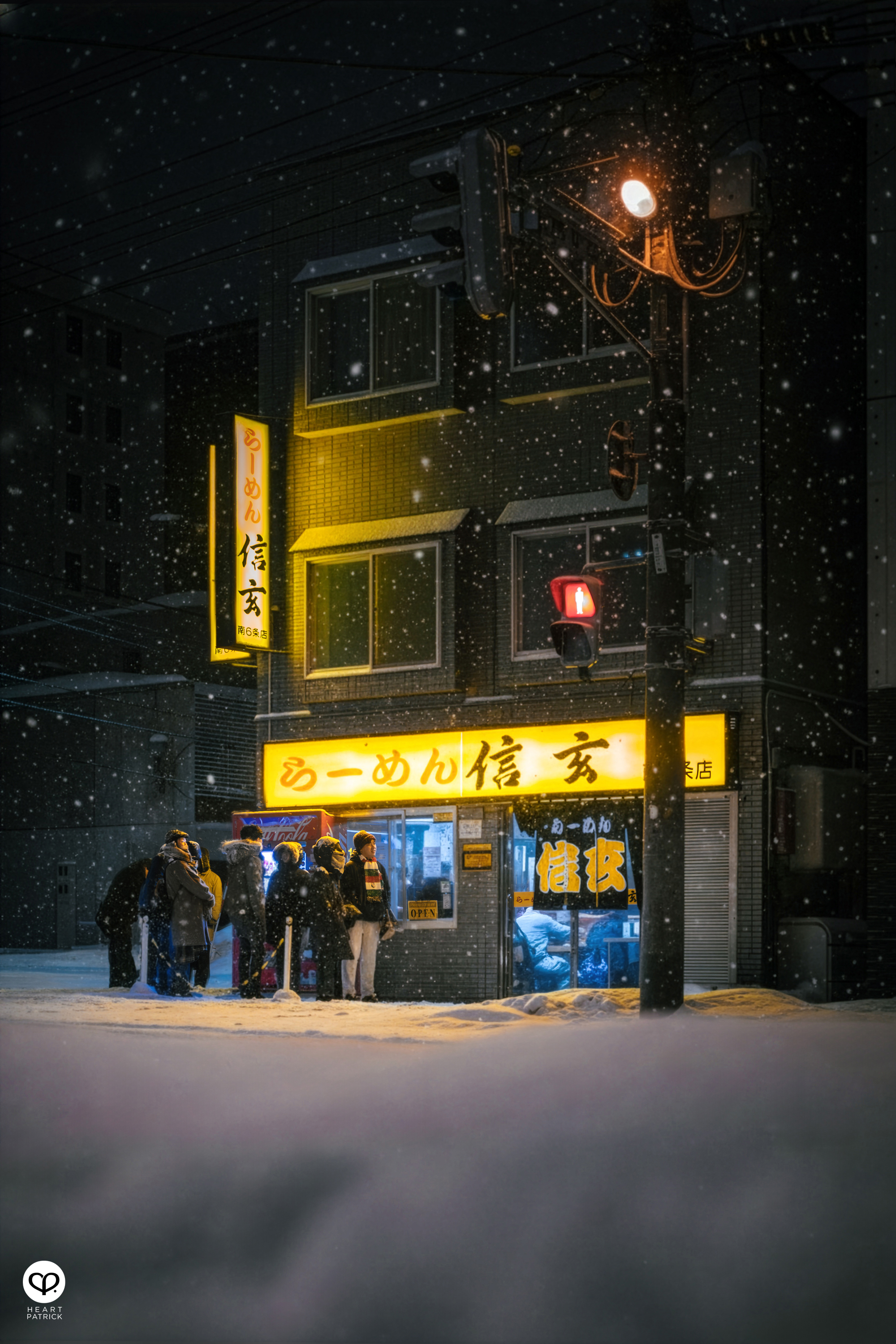 heartpatrick travel street photography sapporo japan winter