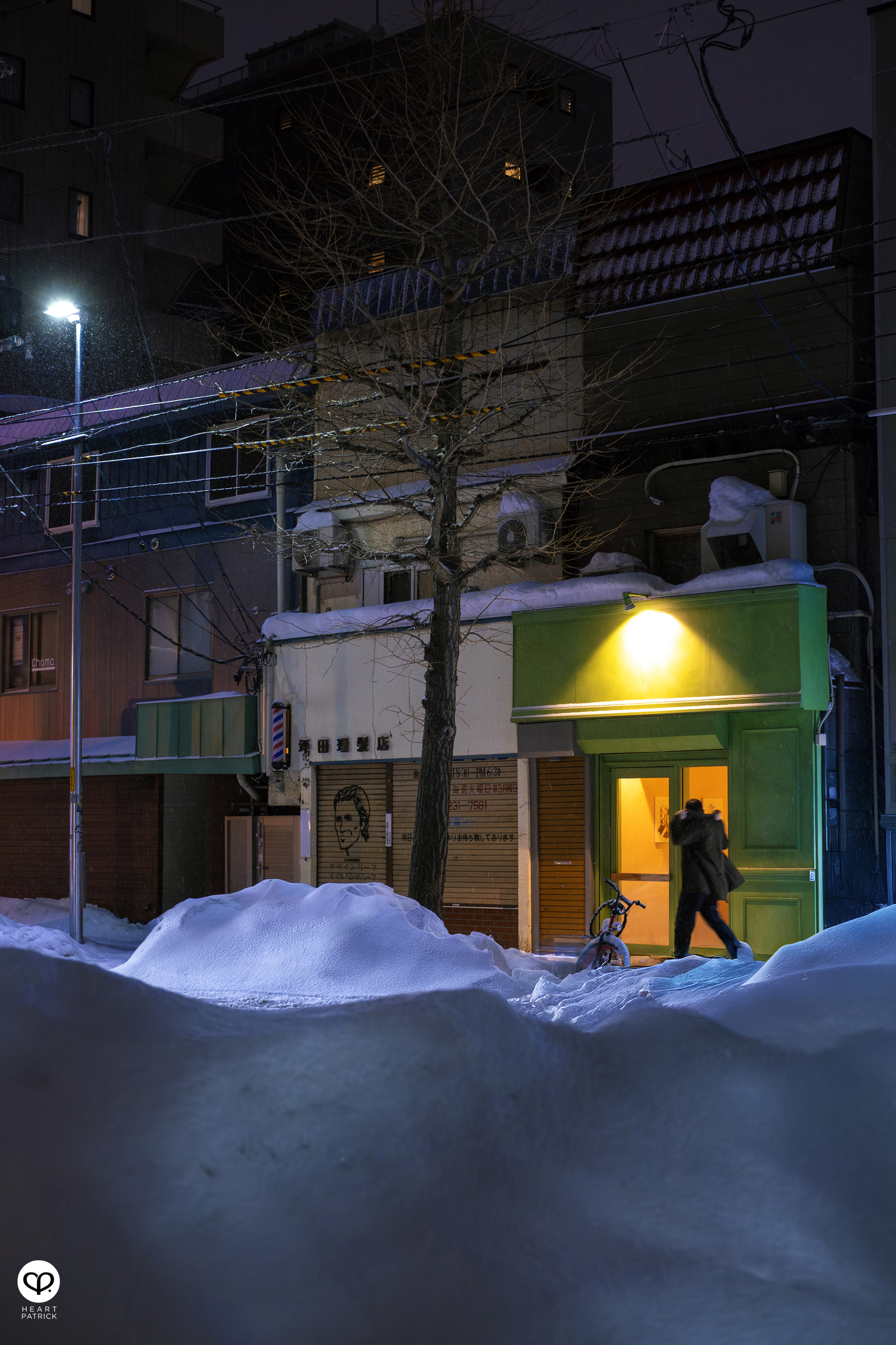 heartpatrick travel street photography sapporo japan winter