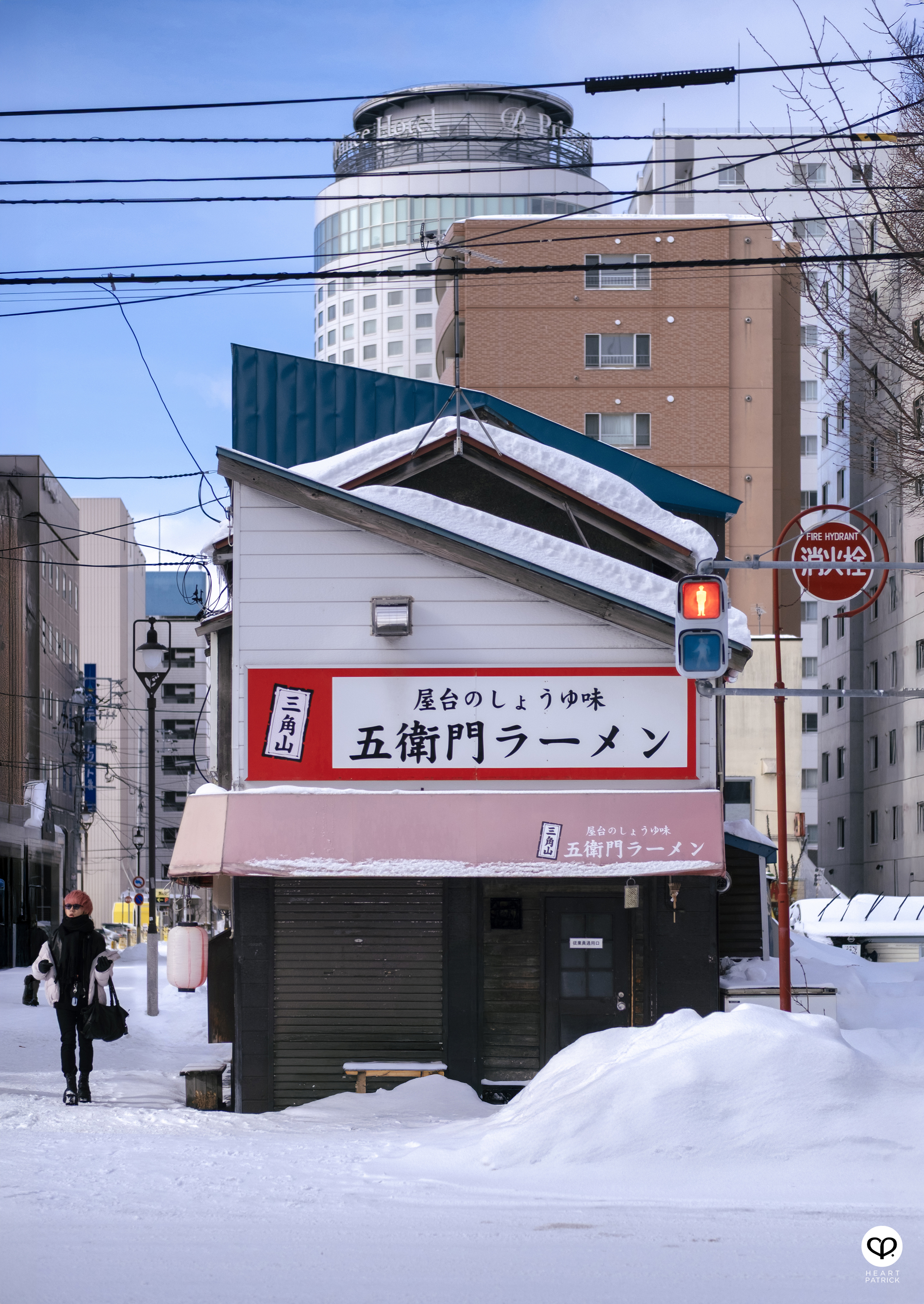 heartpatrick travel street photography sapporo japan winter