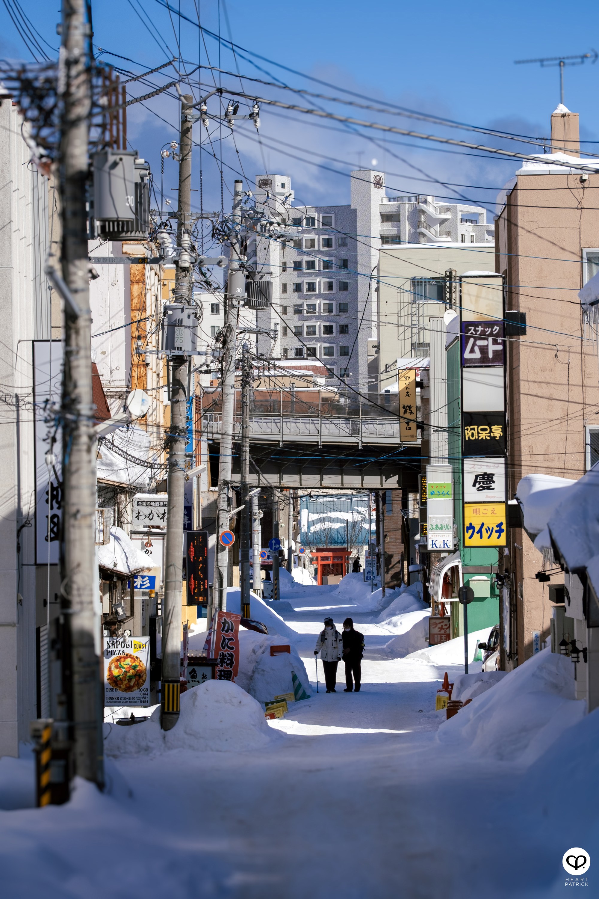 heartpatrick travel street photography sapporo japan winter