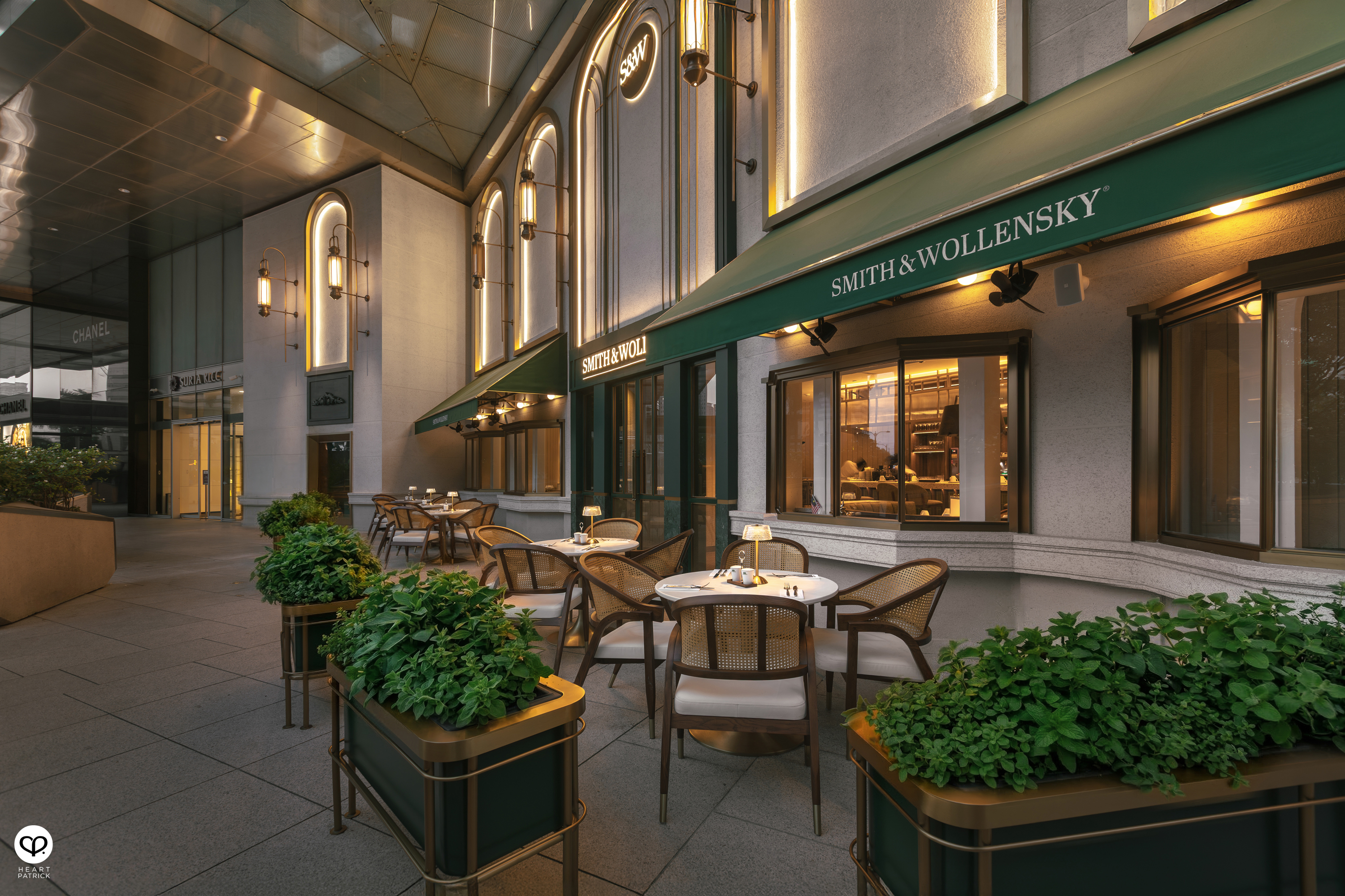 heartpatrick architecture interior restaurant photography smith wollensky kuala lumpur suria klcc garde