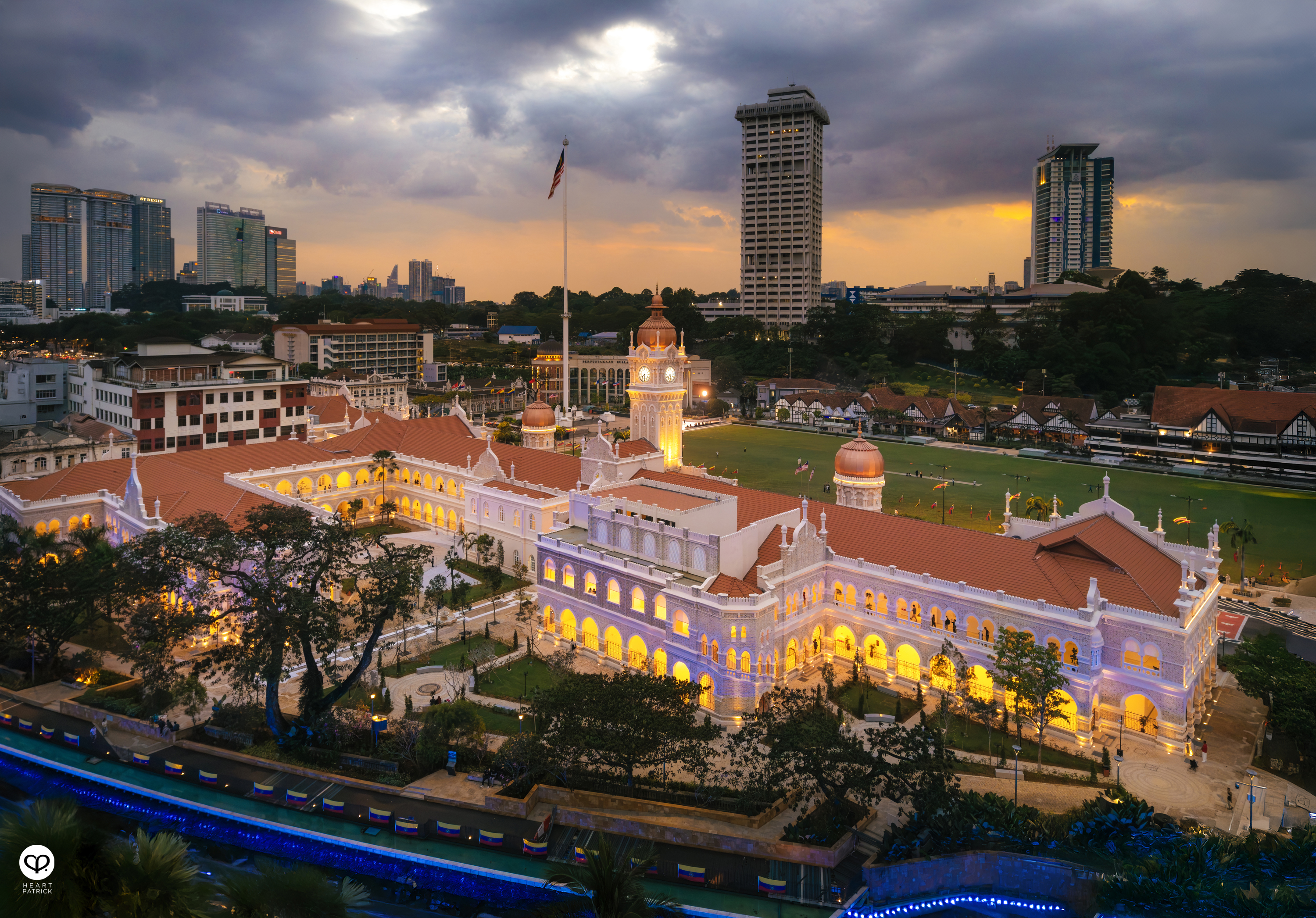 heartpatrick architecture aerial photography sultan abdul samad building kuala lumpur heritage
