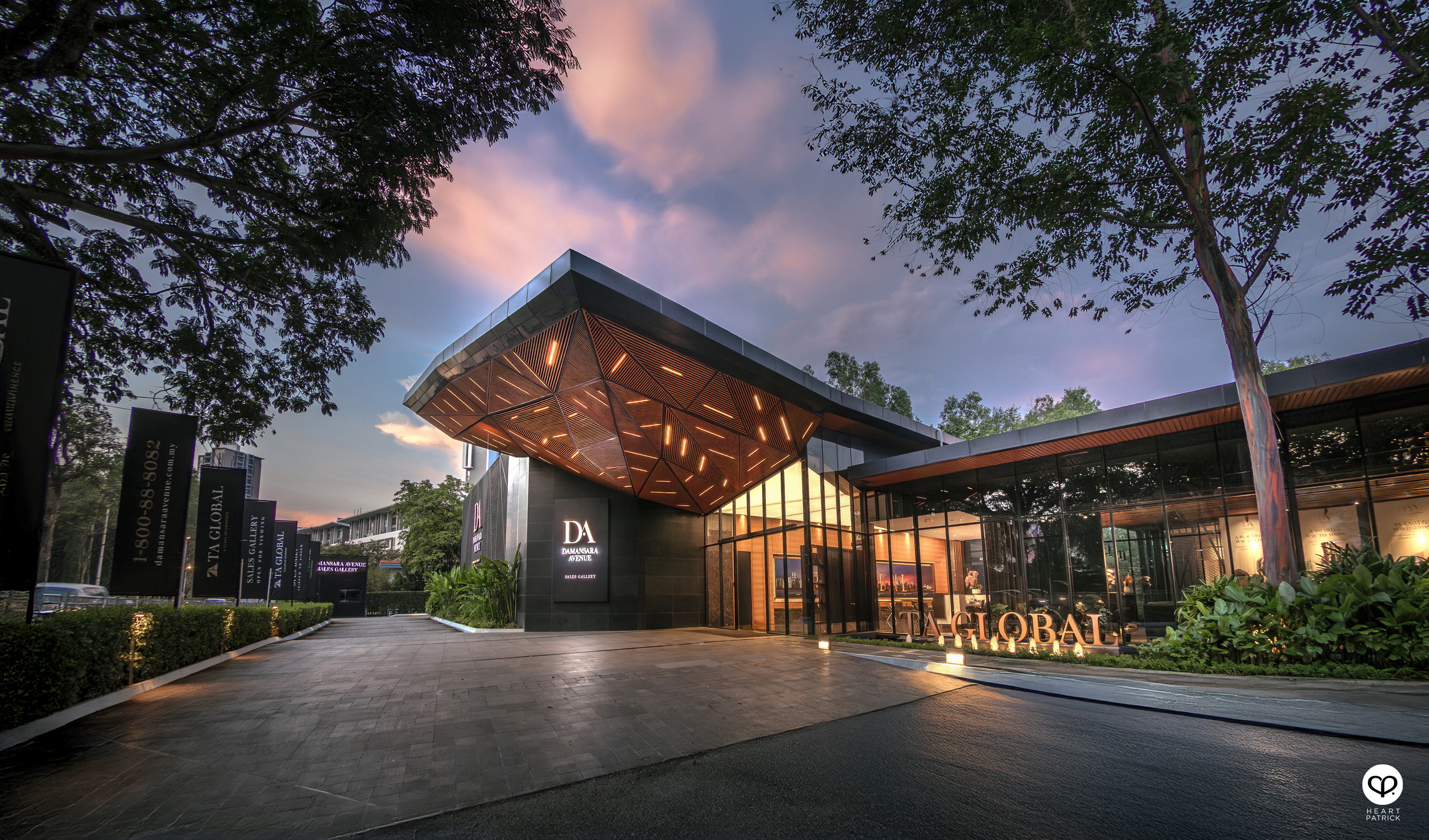 heartpatrick architecture developer property photography damansara avenue sales gallery ta global