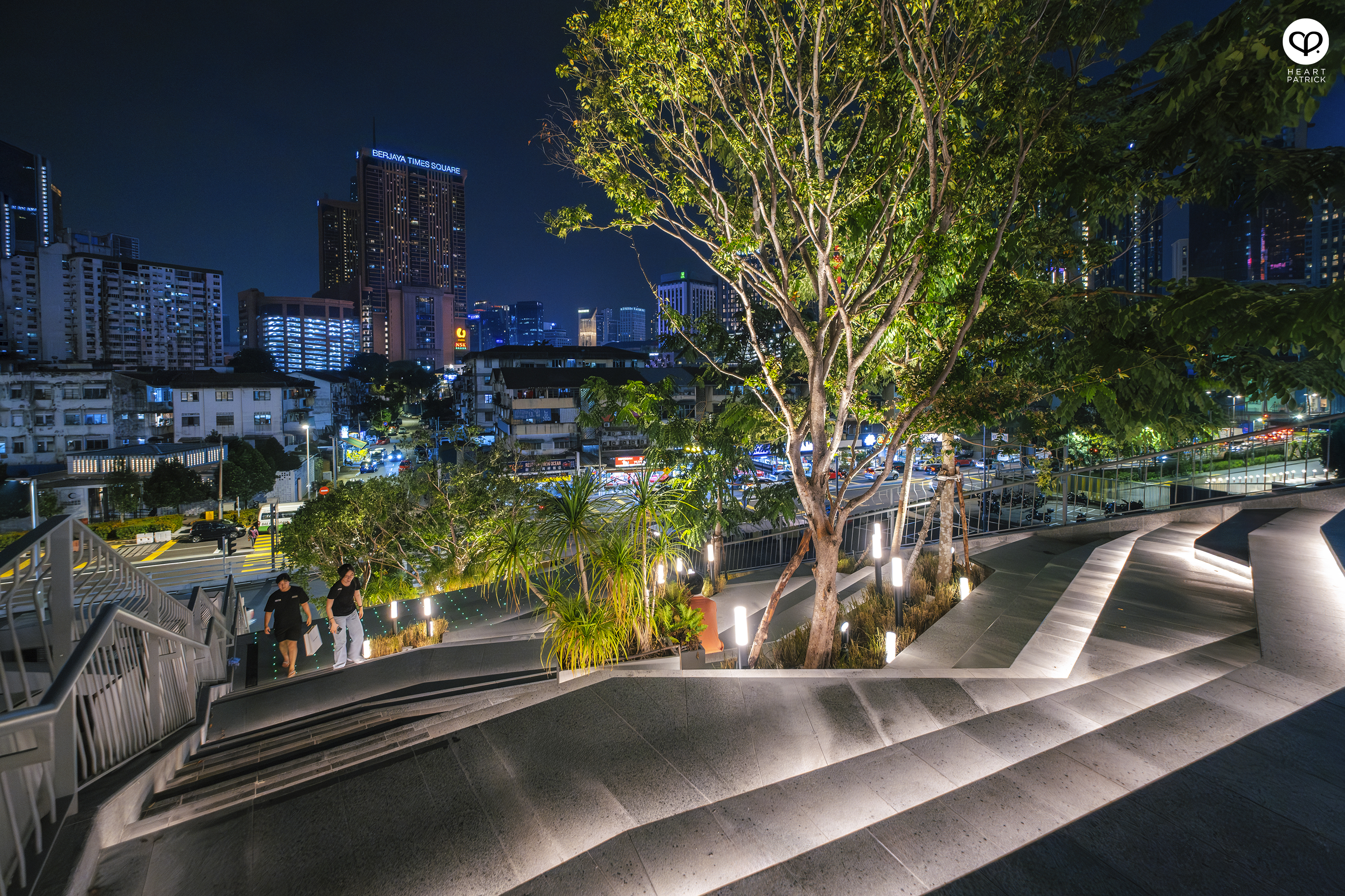 heartpatrick street aerial architecture photography barat walk tun razak exchange kuala lumpur