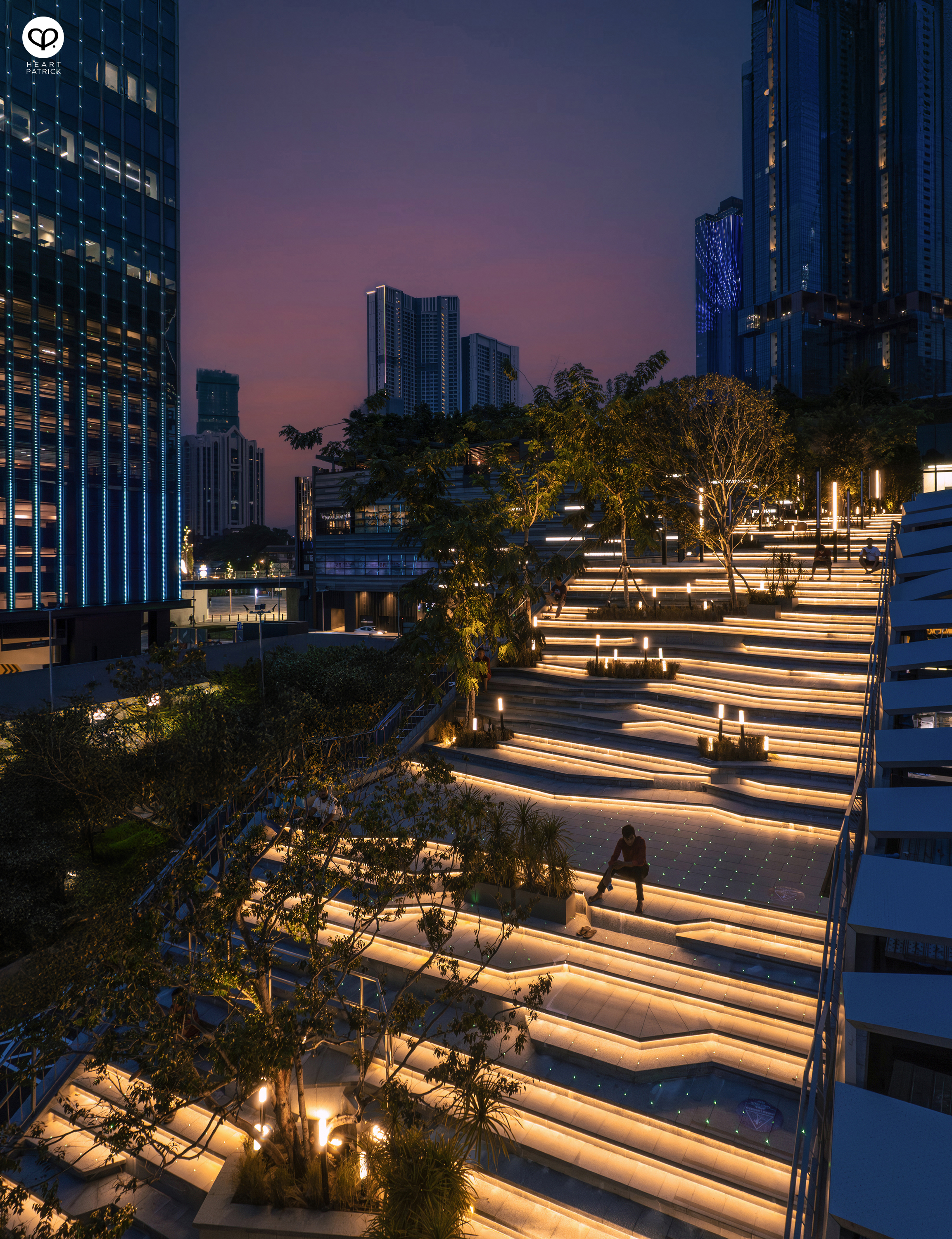 heartpatrick street aerial architecture photography barat walk tun razak exchange kuala lumpur